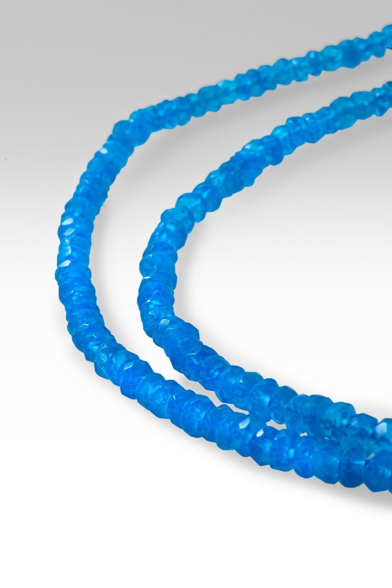 Beaded Neon Apatite Necklace - Handmade Gemstone Jewelry for Women - Perfect for Parties, Weddings & Special Occasions
