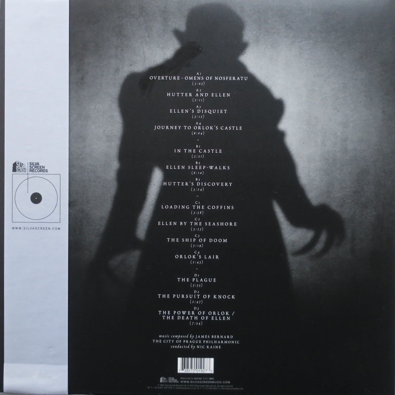 NOSFERATU (1922) Original Motion Picture Soundtrack - Limited Edition Red Vinyl 2LP Record - Perfect for Halloween Parties & Classic Horror Movie Nights