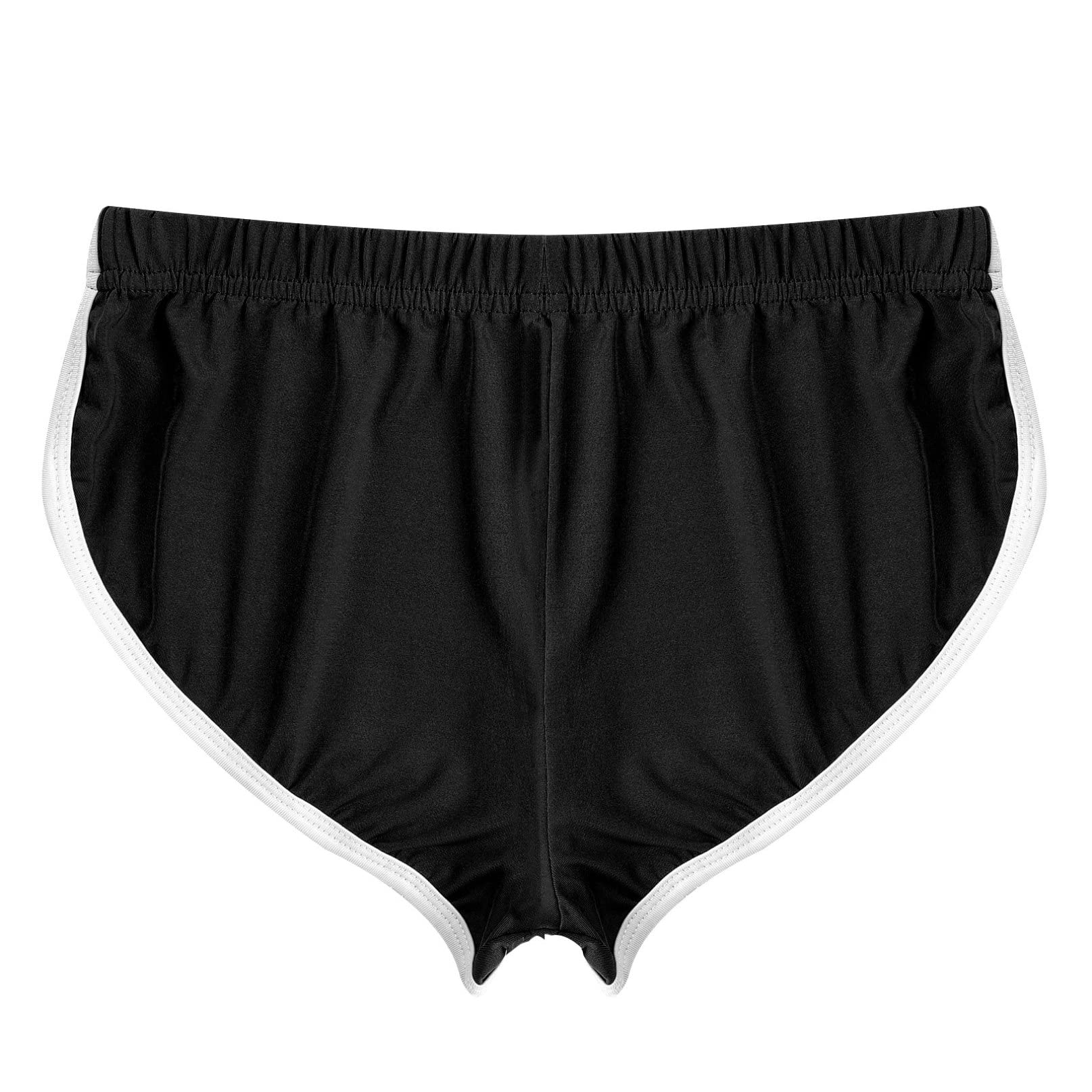 iiniim Women's Workout Shorts - High Waisted Yoga Running Gym Shorts with Pockets, Sexy Booty Lingerie Sleepwear for Fitness, Lounge & Nightwear
