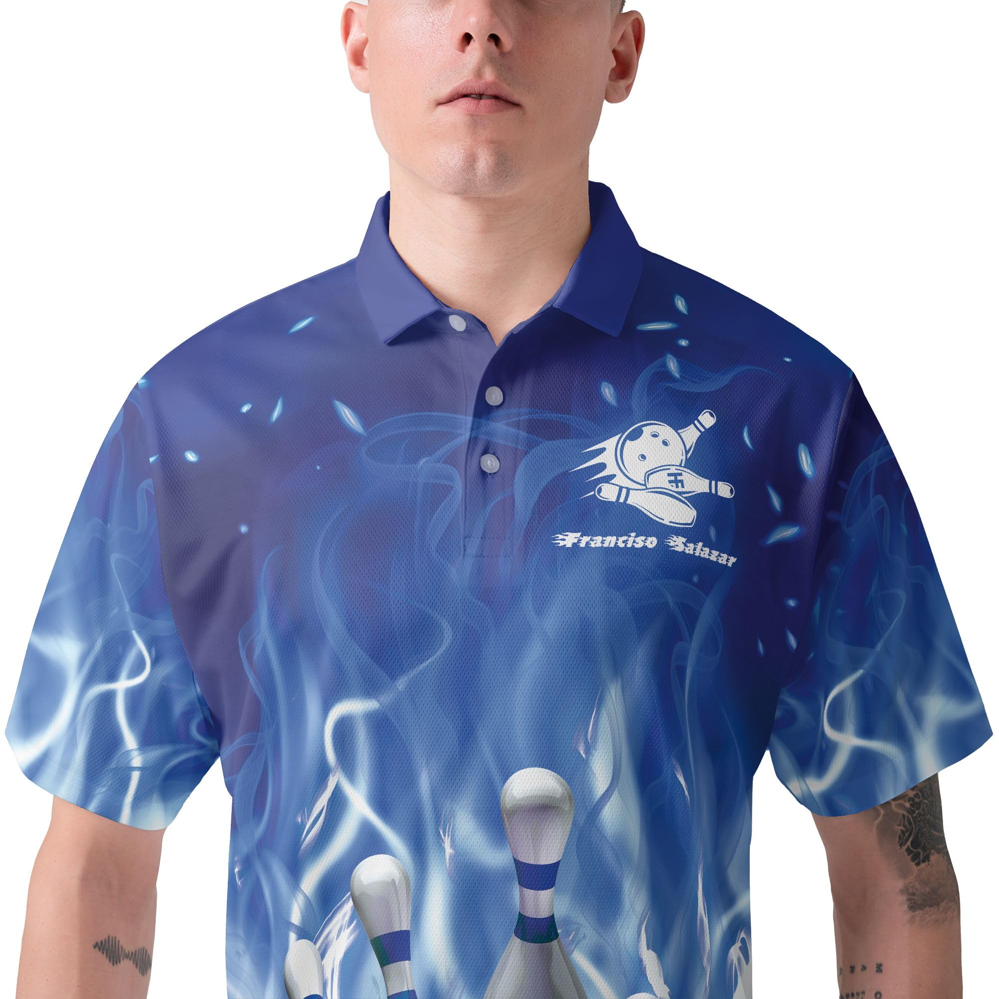 Custom Bowling Shirts for Men | Personalized Short Sleeve Bowling Polo Shirts | Unique Team Uniforms for Bowling Leagues & Casual Wear
