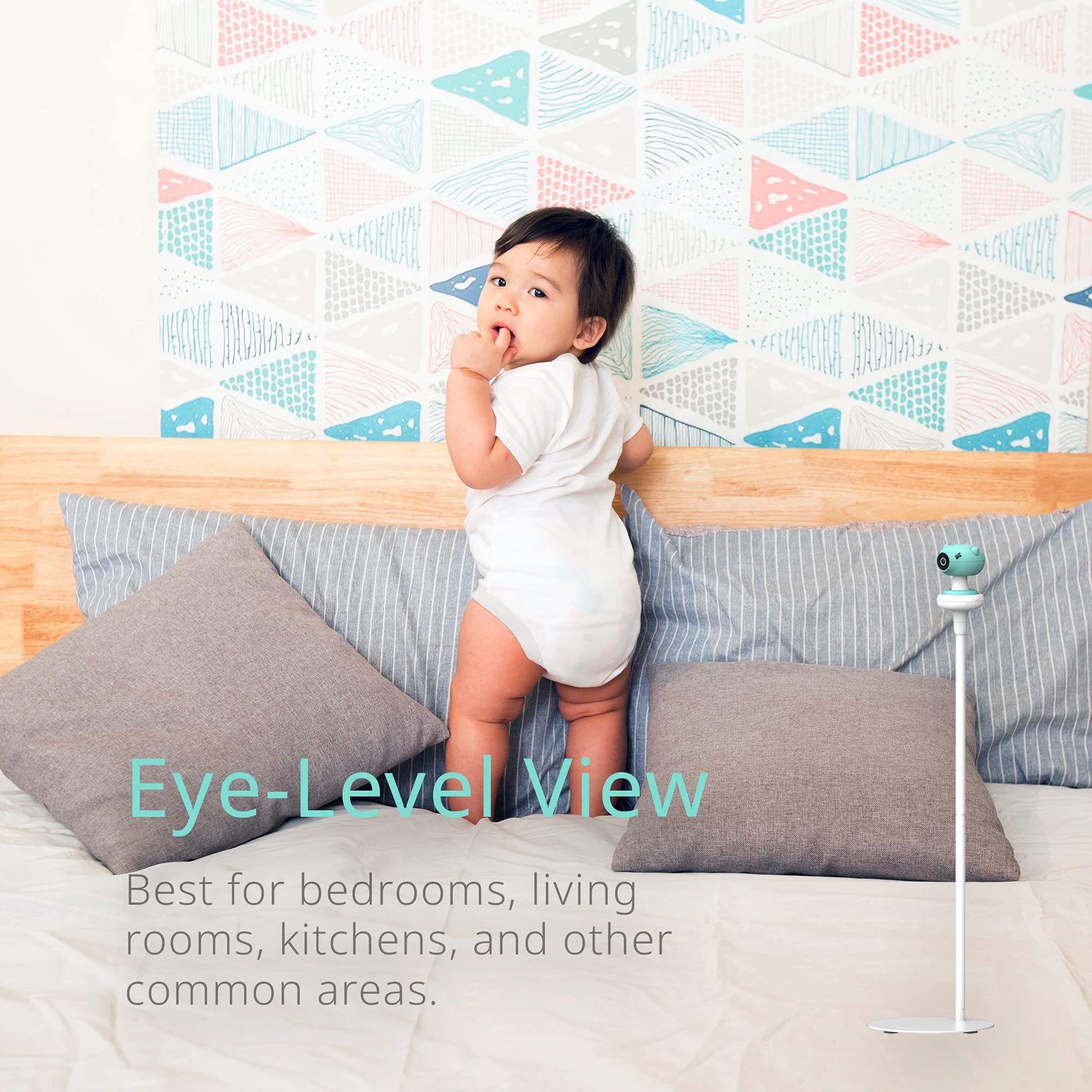 Pixsee 5-in-1 Camera Stand - Compatible with Pixsee Smart Baby Monitor Only - Perfect for Nursery, Baby Room & Home Security Monitoring