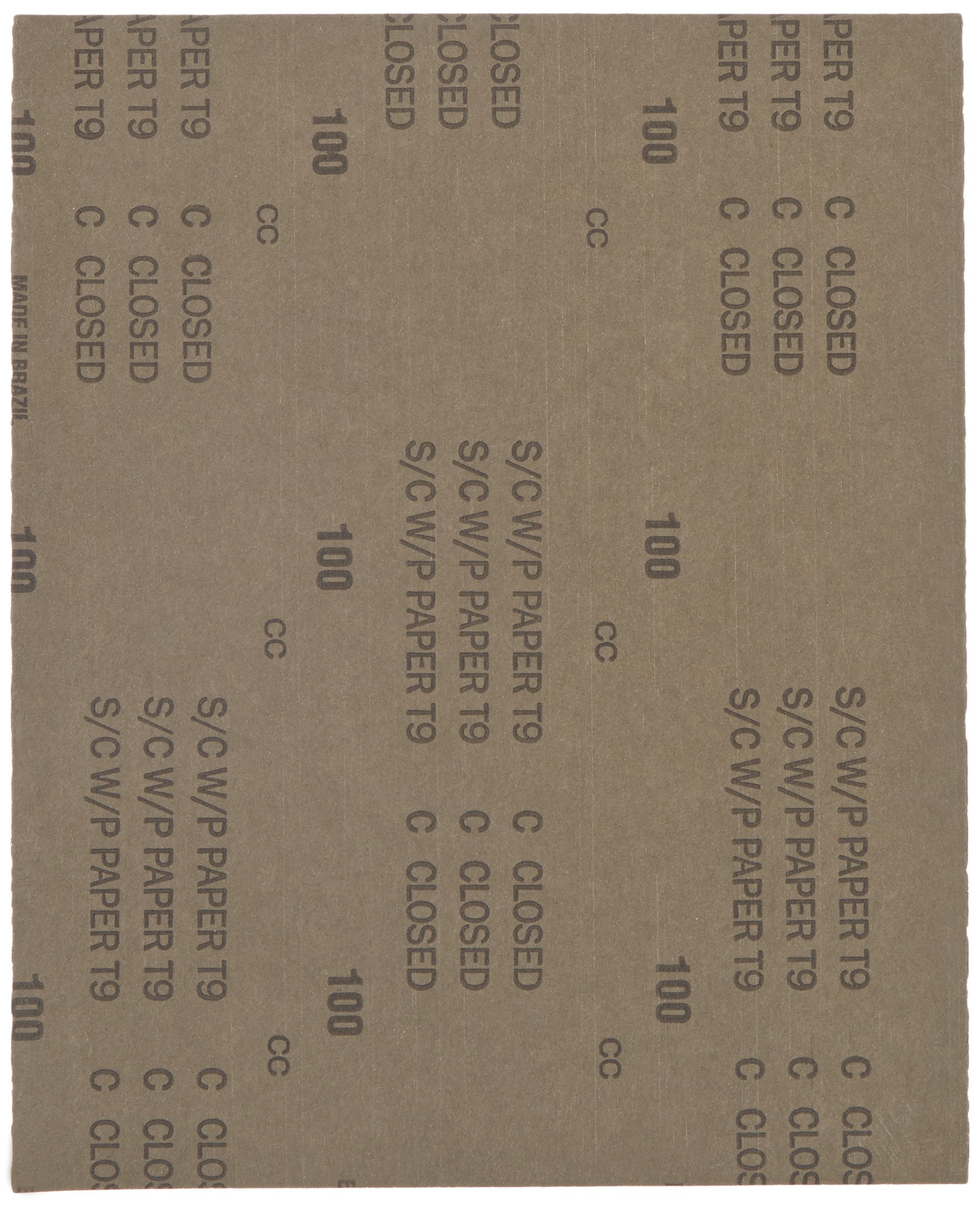 Norton T461 Tufbak Abrasive Sheet - 10 Pack | Silicon Carbide Sandpaper with Waterproof Paper Backing | P100 Grit for Woodworking, Metal Polishing & DIY Projects