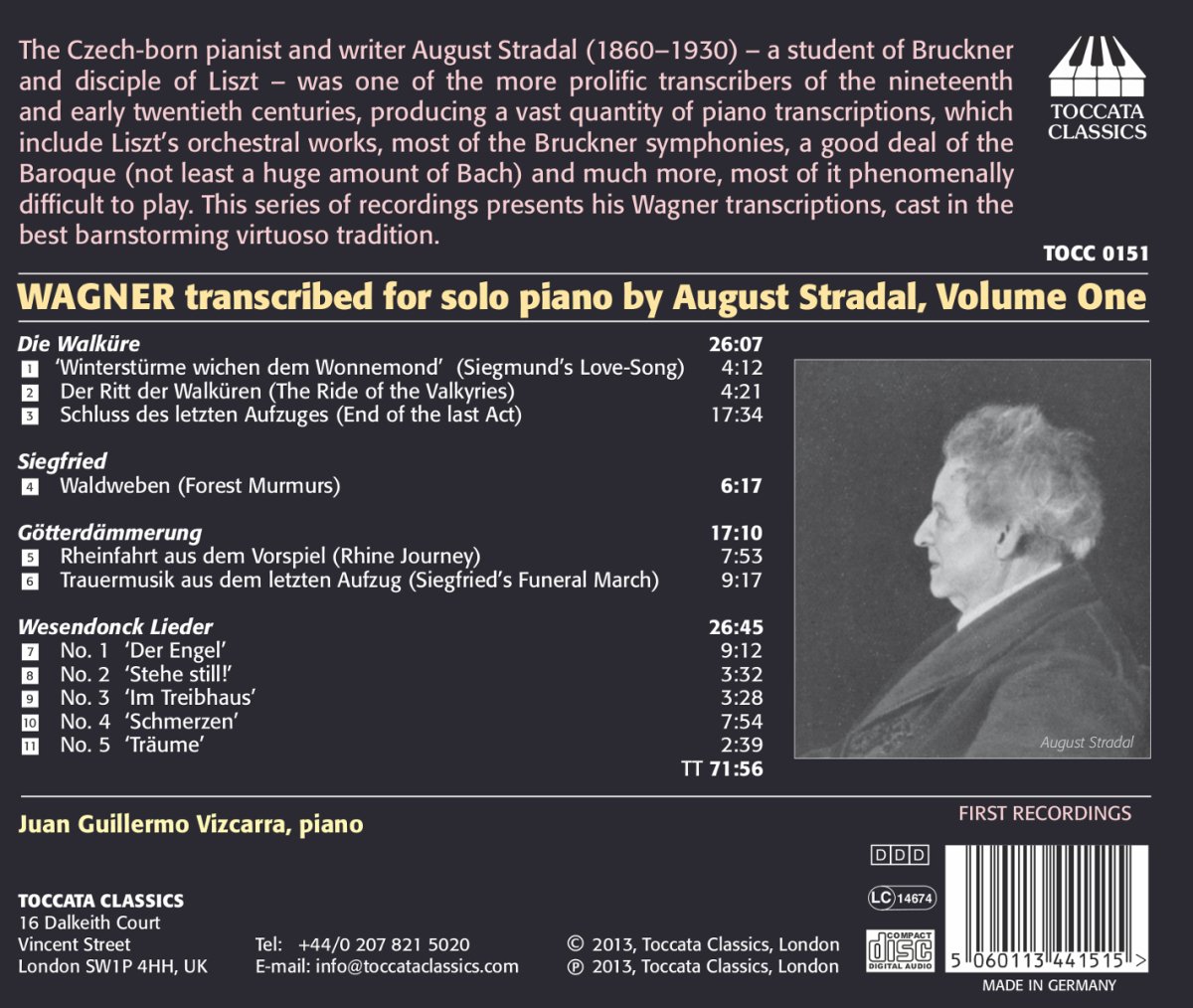 Wagner: Transcribed for Solo Piano, Vol. 1 - Classical Music Sheet for Piano Players | Perfect for Practice, Performance & Music Lovers
