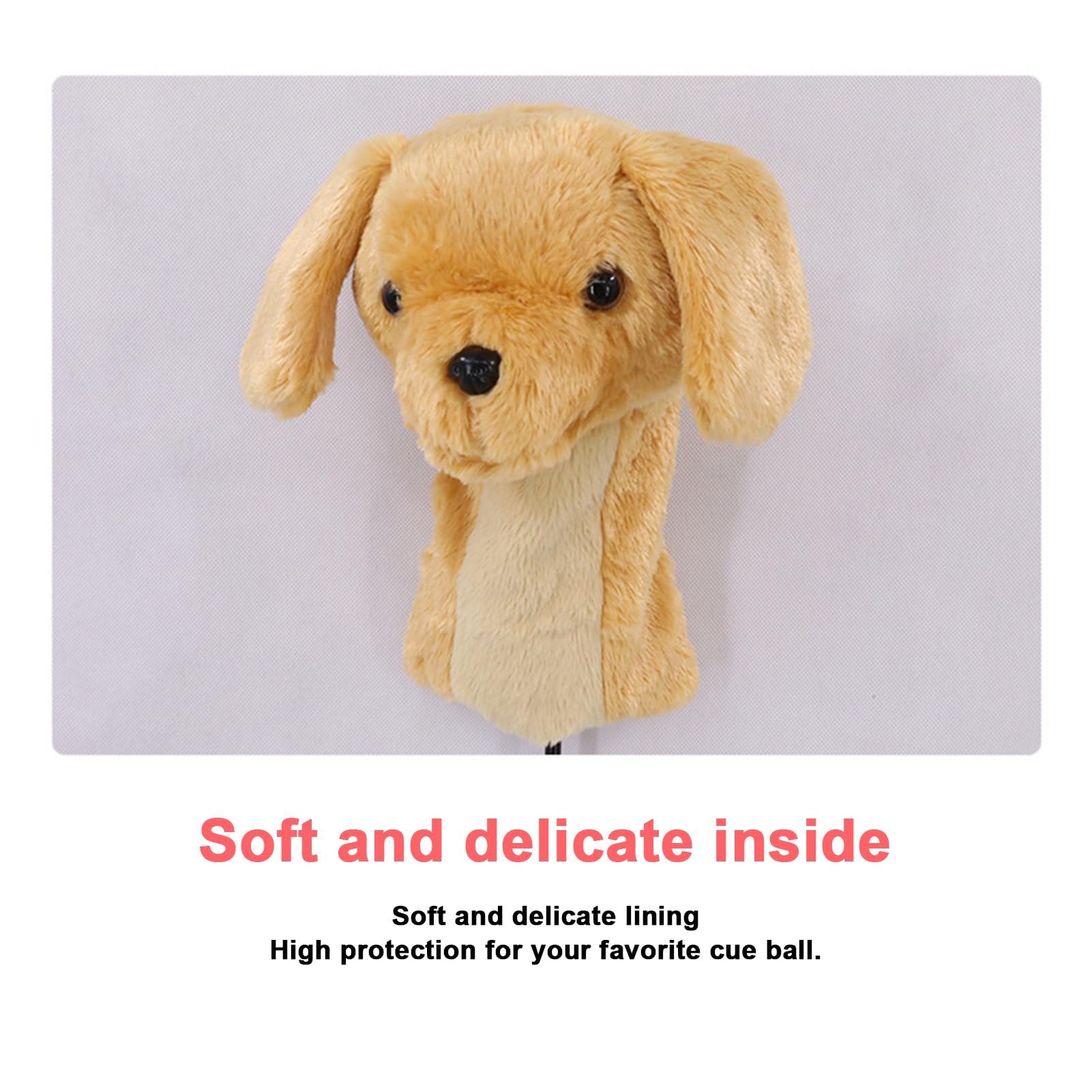 Golf Club Head Covers - Adorable Dog Design Doodle Headcovers | Soft & Protective Golf Club Protectors for Irons & Woods | Perfect Gift for Golf Lovers & Dog Owners