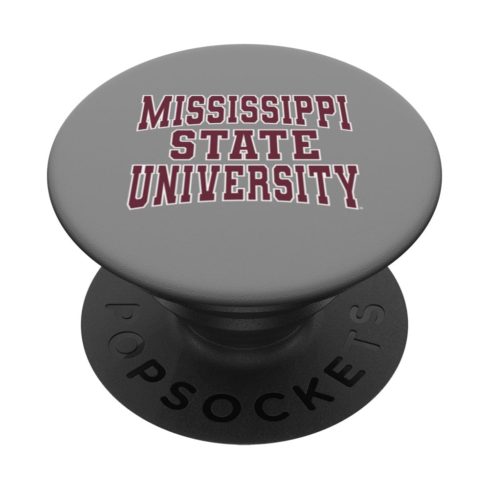 Mississippi State University Bulldogs Apparel - Official Fan Gear with PopSockets Adhesive PopGrip - Perfect for Game Day, School Spirit & Phone Accessories