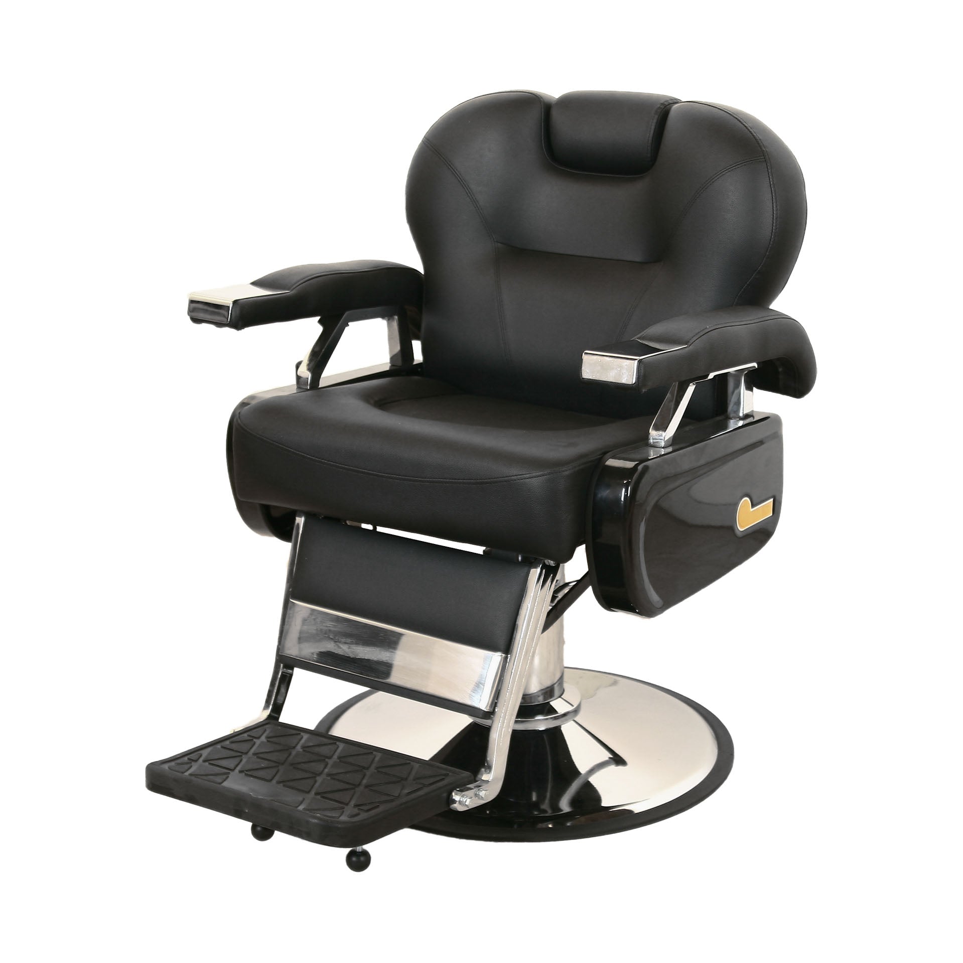 Vintage Barber Chair for Salon & Home - Heavy Duty Adjustable Hydraulic Styling Chair with Headrest & Footrest - Perfect for Professional Barbershops, Home Grooming & Man Cave Decor