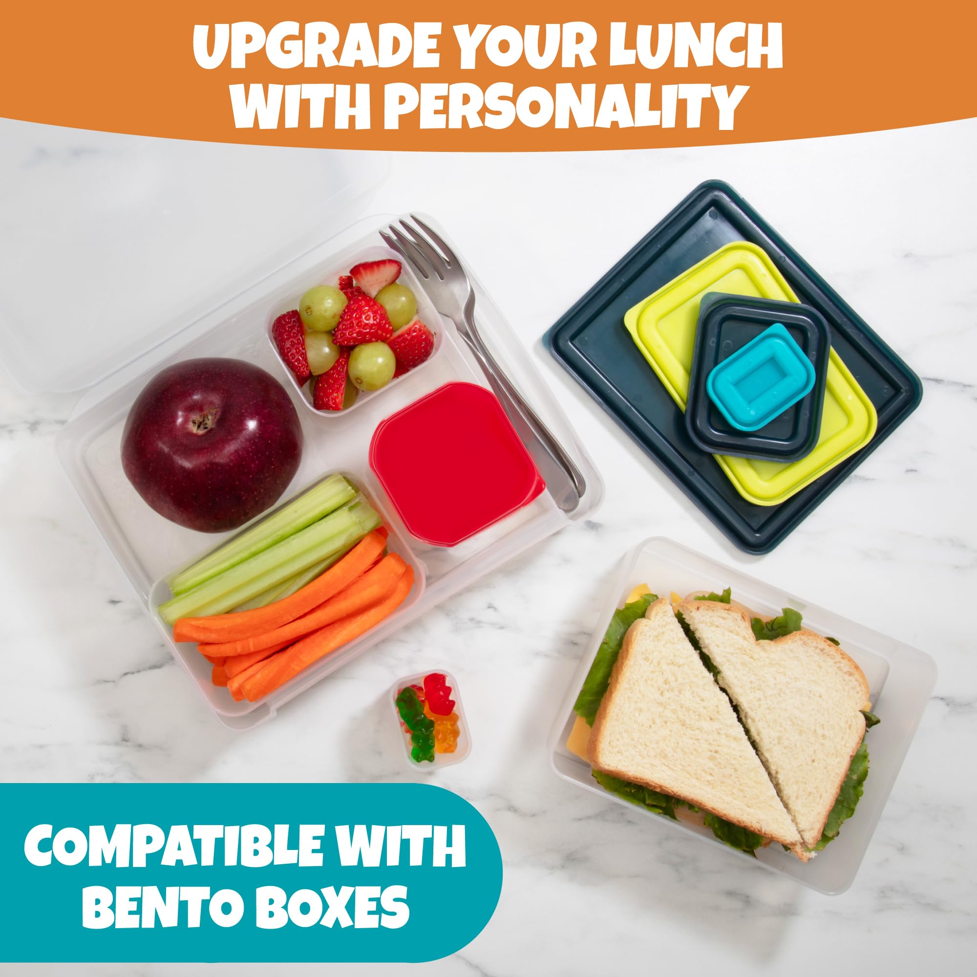 Bentology Raspberry Meal Prep Containers Set - 4 Pack Microwave Safe & Leak Proof Food Storage Containers for Lunch, Snacks, Leftovers | Perfect for Office, School, Picnics & Meal Prepping