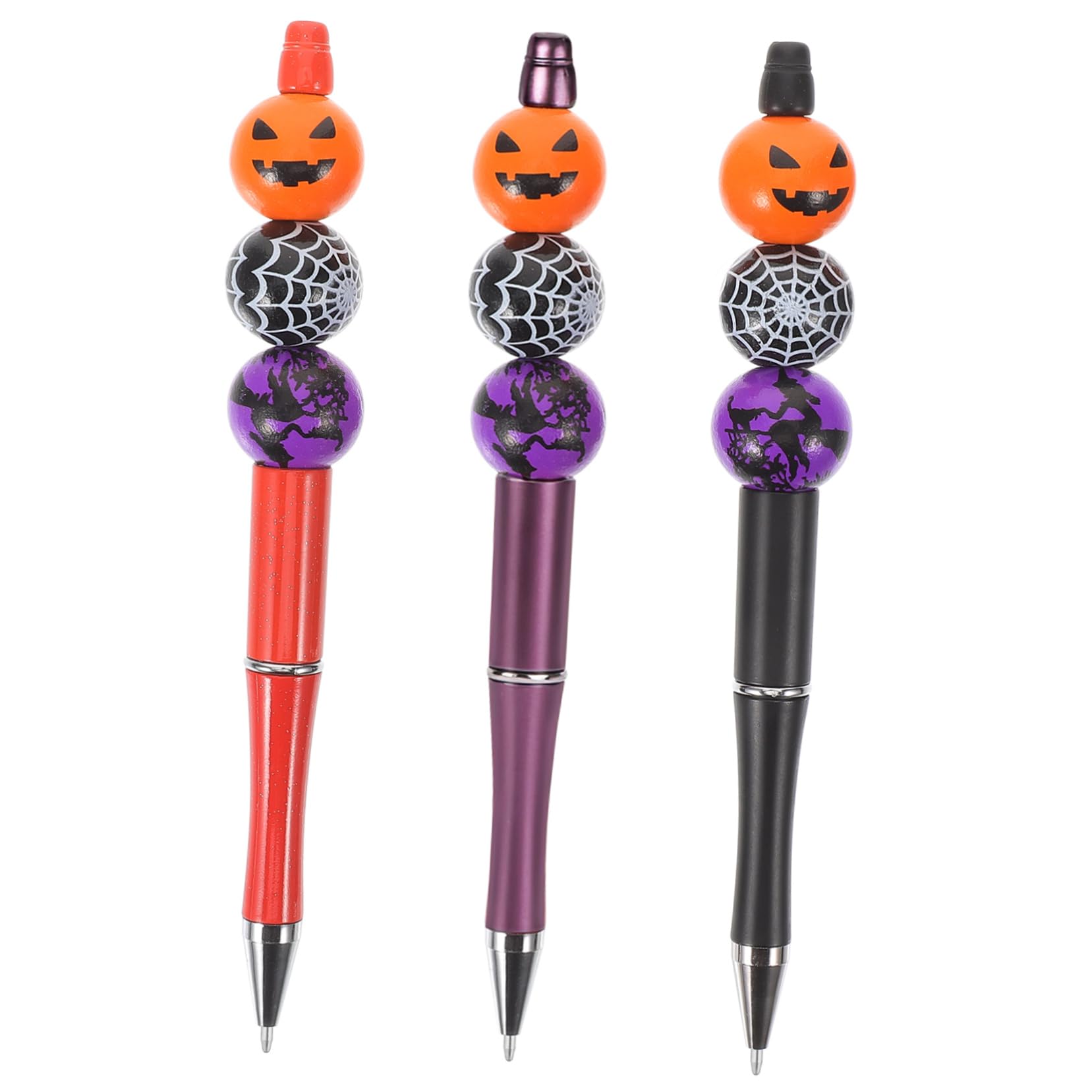 NUOBESTY 24 Pack Halloween Ballpoint Pens - Fun Party Photo Props, Stress Relief Toys for Kids & Adults - Perfect for School, Office, Halloween Party Favors & Gifts