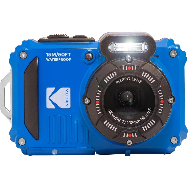 Kodak PIXPRO WPZ2 Waterproof Digital Camera Bundle - 16MP, 4x Zoom, 1080p HD Video, Underwater Photography for Snorkeling, Beach & Outdoor Adventures