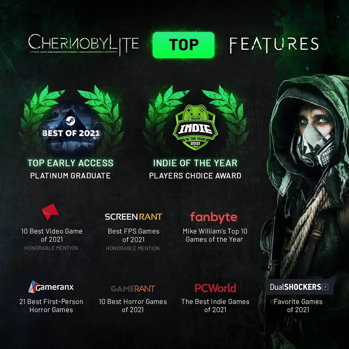 Chernobylite for PS5 - Survival Horror Game with Open World & Sci-Fi Storyline | Perfect for Fans of Stalker & Metro Series | Play at Home or Game Nights
