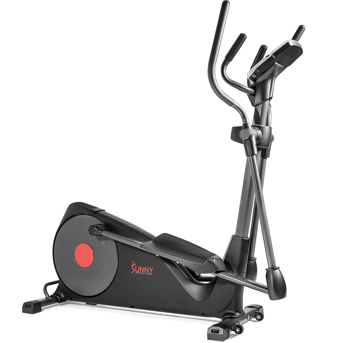 Pre Programmed Elliptical Trainer with 18 Inch Stride - Home Gym Cardio Machine for Weight Loss & Full Body Workout - Perfect for Small Spaces & Apartment Fitness