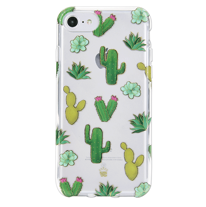 Cactus iPhone Case - Durable Protective Cover for iPhone 12/13/14/15 - Cute Succulent Design - Perfect for Outdoor, Travel & Everyday Use
