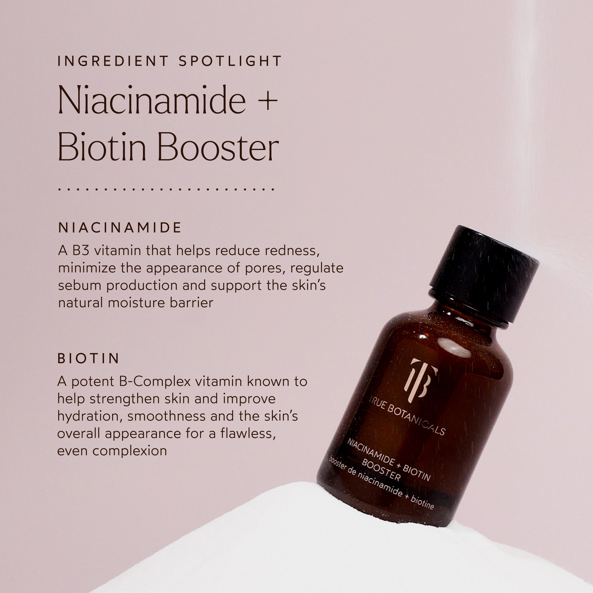 Niacinamide + Biotin Serum for Face - Brightening & Hydrating Skin Care Treatment for Acne, Dark Spots & Wrinkles - Perfect for Daily Skincare Routine & Nighttime Use
