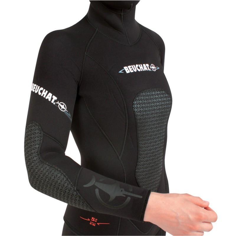Beuchat ATHENA 7mm Women's Wetsuit Jacket for Scuba Diving, Snorkeling & Water Sports - Warm & Comfortable Neoprene Diving Gear