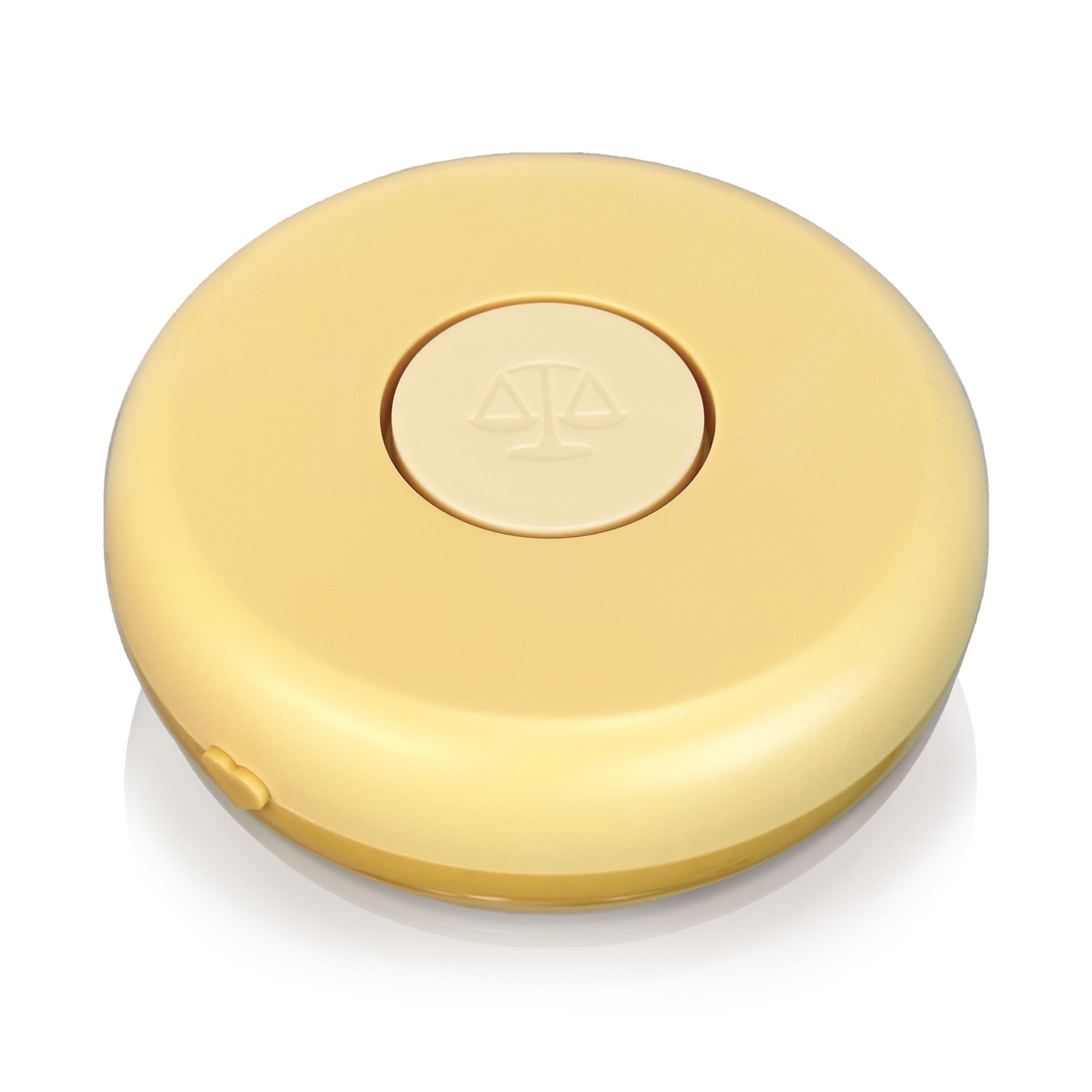 Undetectable Mechanical Mouse Jiggler - USB-Free & Software-Free Mouse Mover | Keeps Computer Active | Wireless & Cordless Design | 12-18 Month Battery Life with AA Battery (Honey Color) | Perfect for Remote Work, Presentations, and Preventing Screen Timeouts