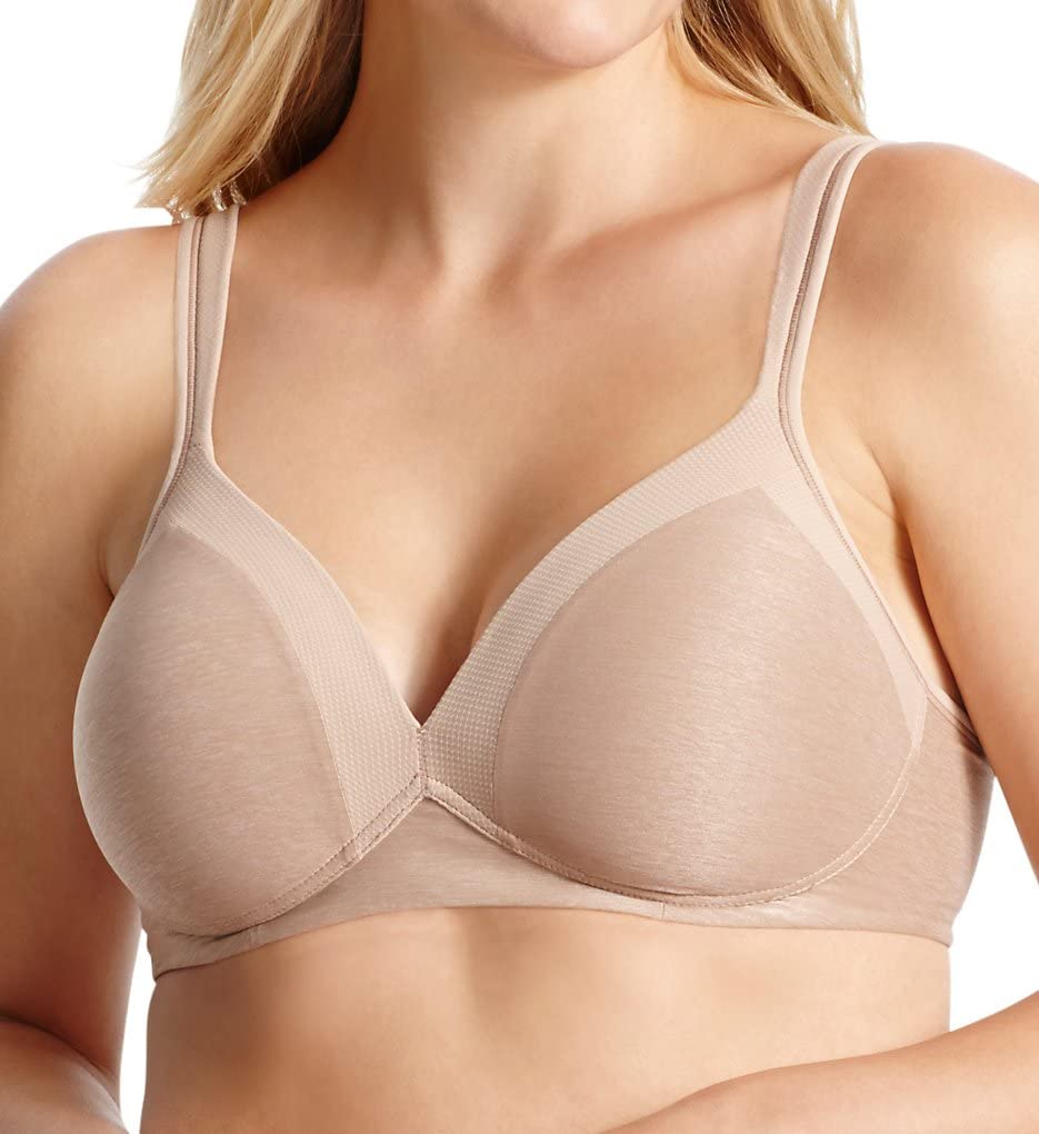 Olga Women's Wireless Comfort Bra - Seamless Contour Support for Everyday Wear - Perfect for Yoga, Workouts & Relaxation