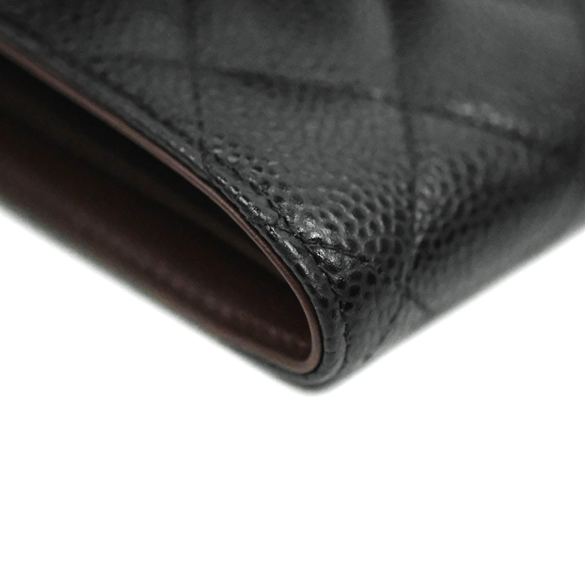 Chanel Classic Flap Wallet in Black Caviar Leather with Gold Hardware - Luxury Designer Wallet for Women, Perfect for Everyday Use & Special Occasions