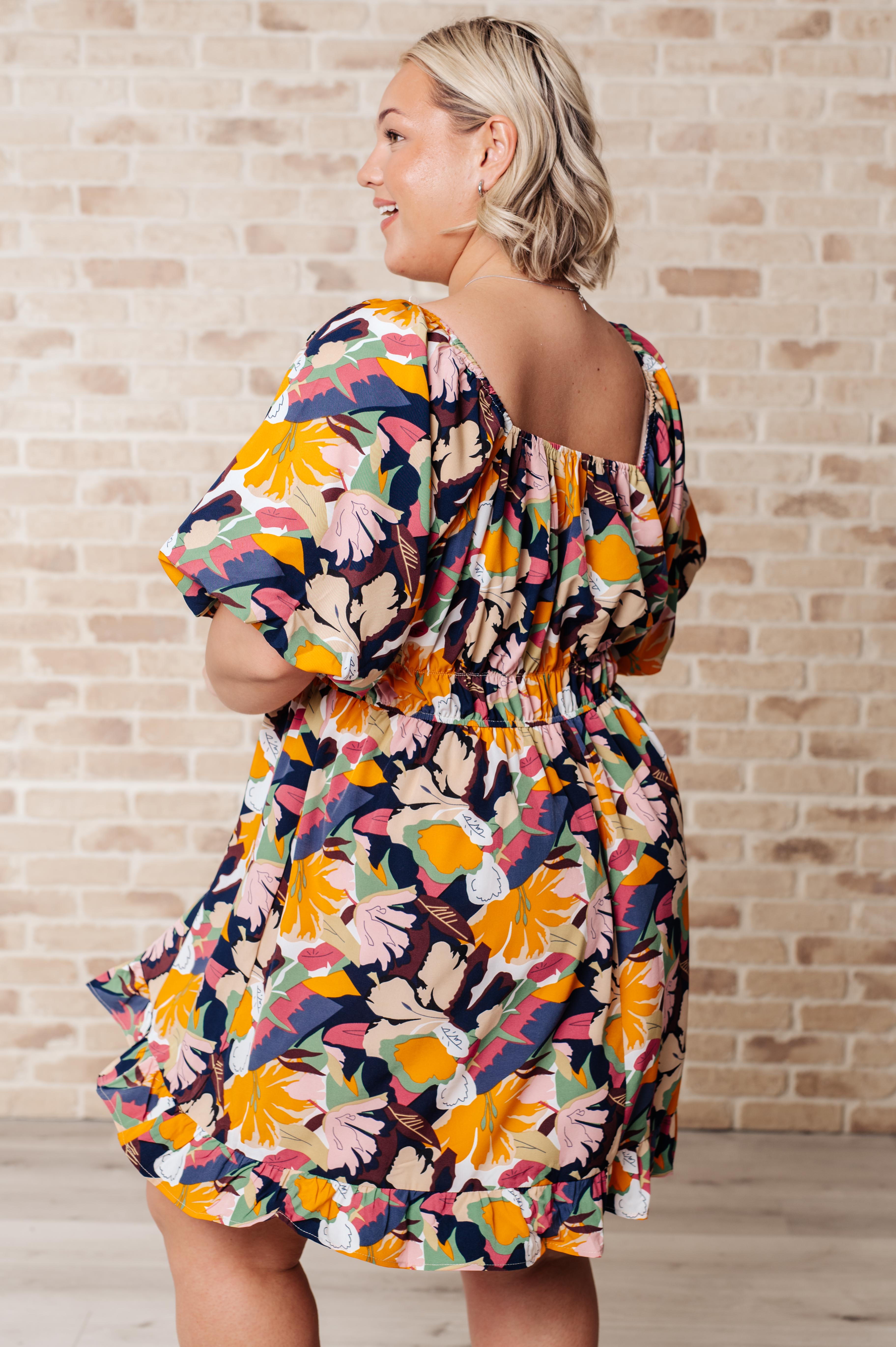 Just Hold On Floral Dress - Women's Summer Boho Maxi Dress with Pockets | Perfect for Beach Vacations, Date Nights & Outdoor Weddings