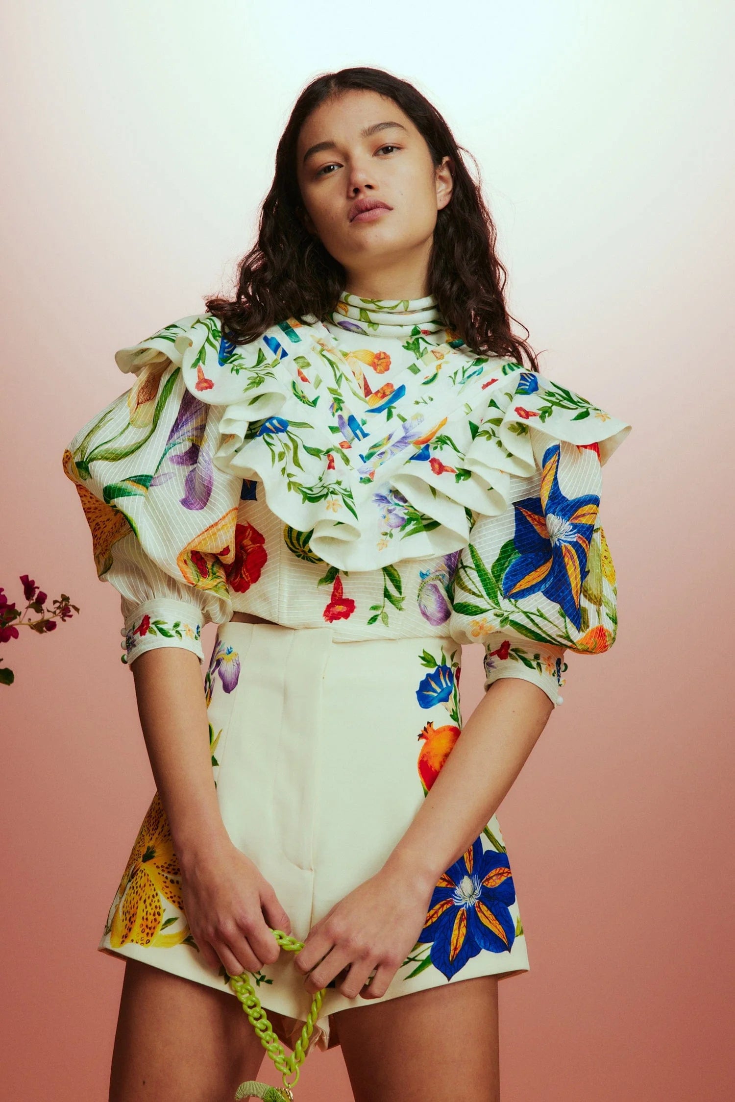 Preorder Flores Top - Stylish Women's Blouse for Casual & Party Wear | Trendy Floral Print Tops for Summer & Spring Outfits