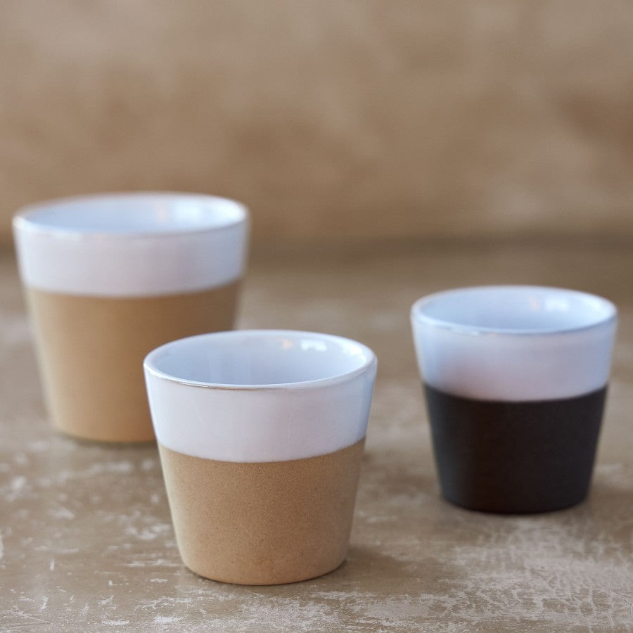 Premium Costa Nova Grespresso Nature Espresso Cup Set - Handcrafted Ceramic Coffee Cups for Espresso & Cappuccino - Perfect for Home, Office & Cafe Use
