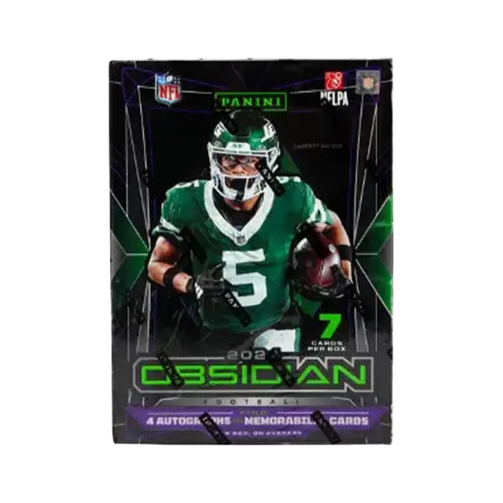 2024 Panini Obsidian Football Hobby Box - Premium NFL Trading Cards Collection for Collectors & Investors - Perfect for Fantasy Sports, Memorabilia Displays & Gifts