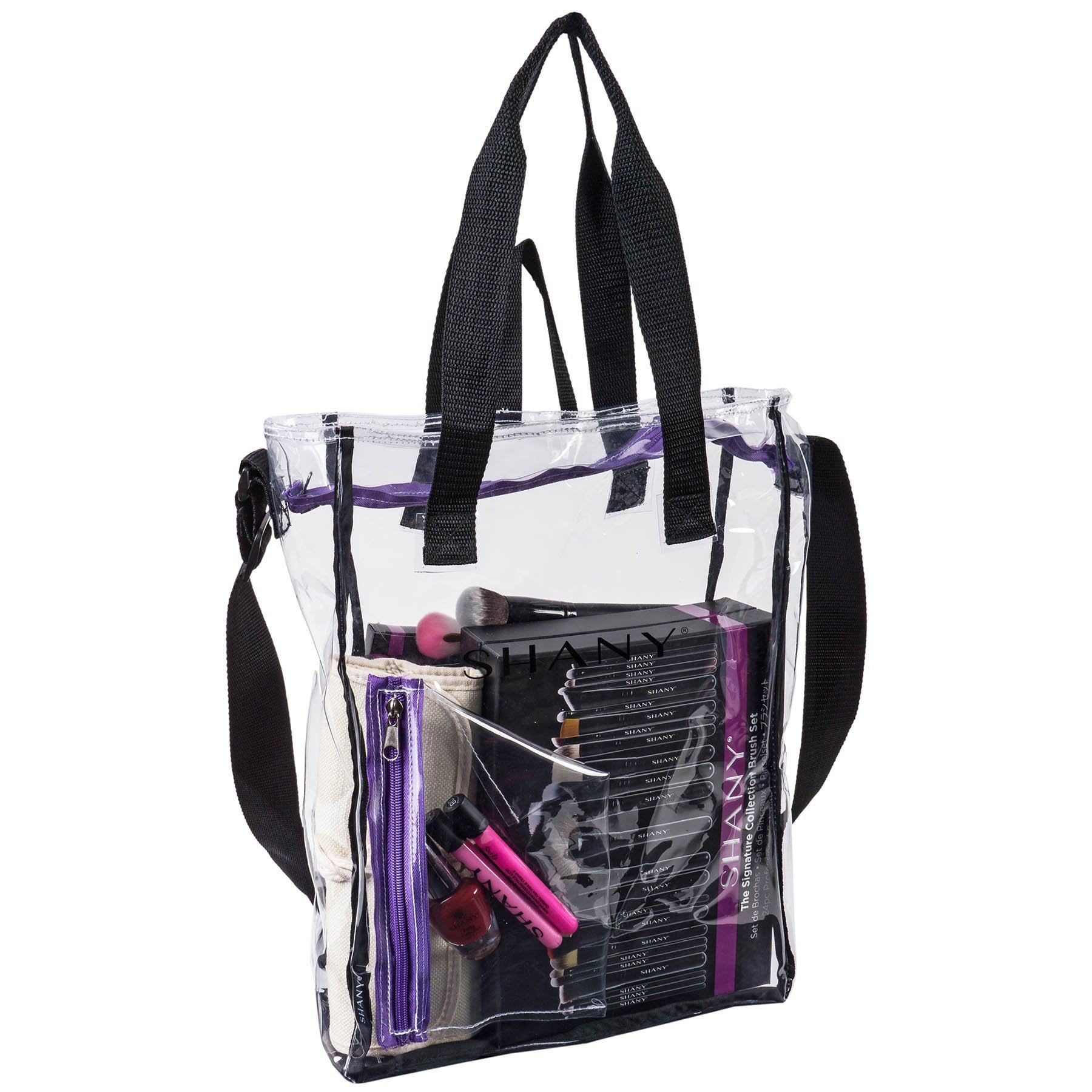 Clear TSA Approved Toiletry Bag for Travel - Waterproof Makeup Organizer with Multiple Handles & Hooks | Perfect for Carry On Luggage, Airplane Essentials & Vacation Packing