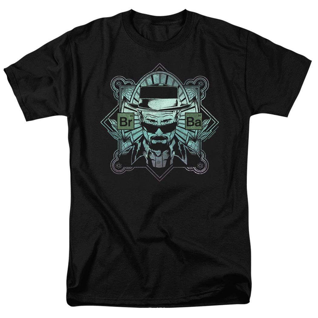 Breaking Bad Walter White Graphic T-Shirt with Free Stickers - Cool TV Show Merchandise for Fans & Collectors - Perfect for Cosplay, Gifts & Casual Wear