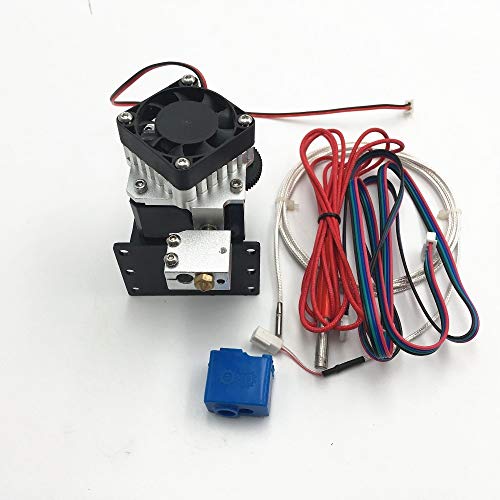High Precision 3D Printer Extruder Kit - 1.75mm/3mm Volcano Titan Aero with 0.4mm Nozzle & PT100 Sensor for DIY Reprap Anet 3D Printers - Perfect for Home Printing, Prototyping and Maker Projects (Size Option 2)