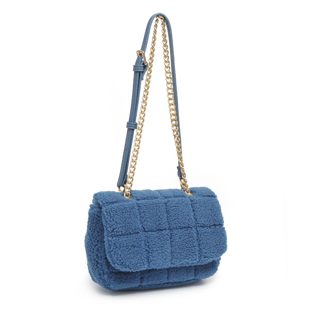 Ryeland Sherpa Crossbody Bag for Women - Soft Fleece Shoulder Purse with Adjustable Strap, Perfect for Travel, Shopping & Daily Use