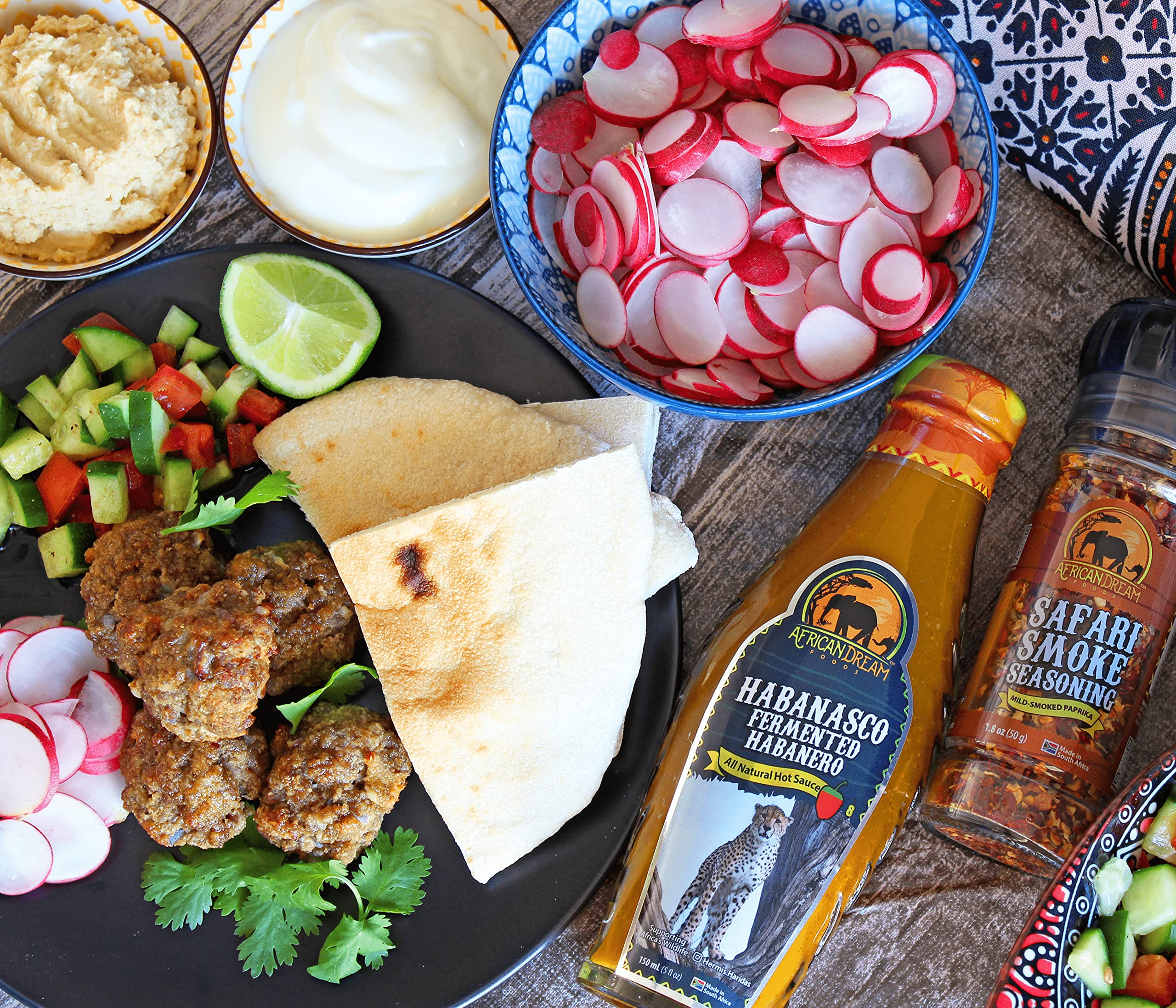 Habanasco Fermented Habanero Hot Sauce by African Dream Foods - Tangy Extra Spicy Vinegar-Based Pepper Sauce | Glass Bottle 5 fl oz (2-Pack) | Perfect for Tacos, Wings & Bloody Marys