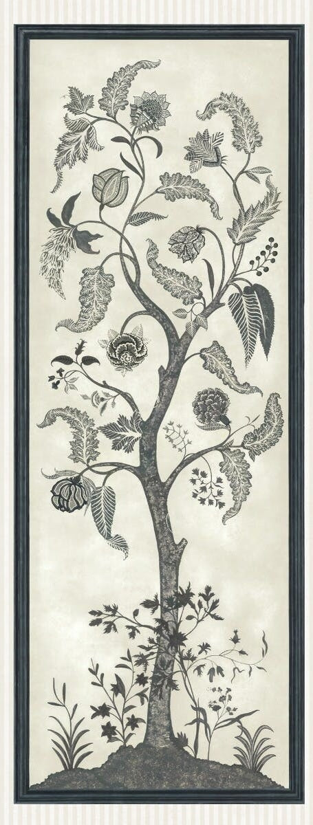 Cole and Son Trees of Eden/Paradise Charcoal Parchment Wallpaper - Elegant Home Decor for Living Room, Bedroom & Office