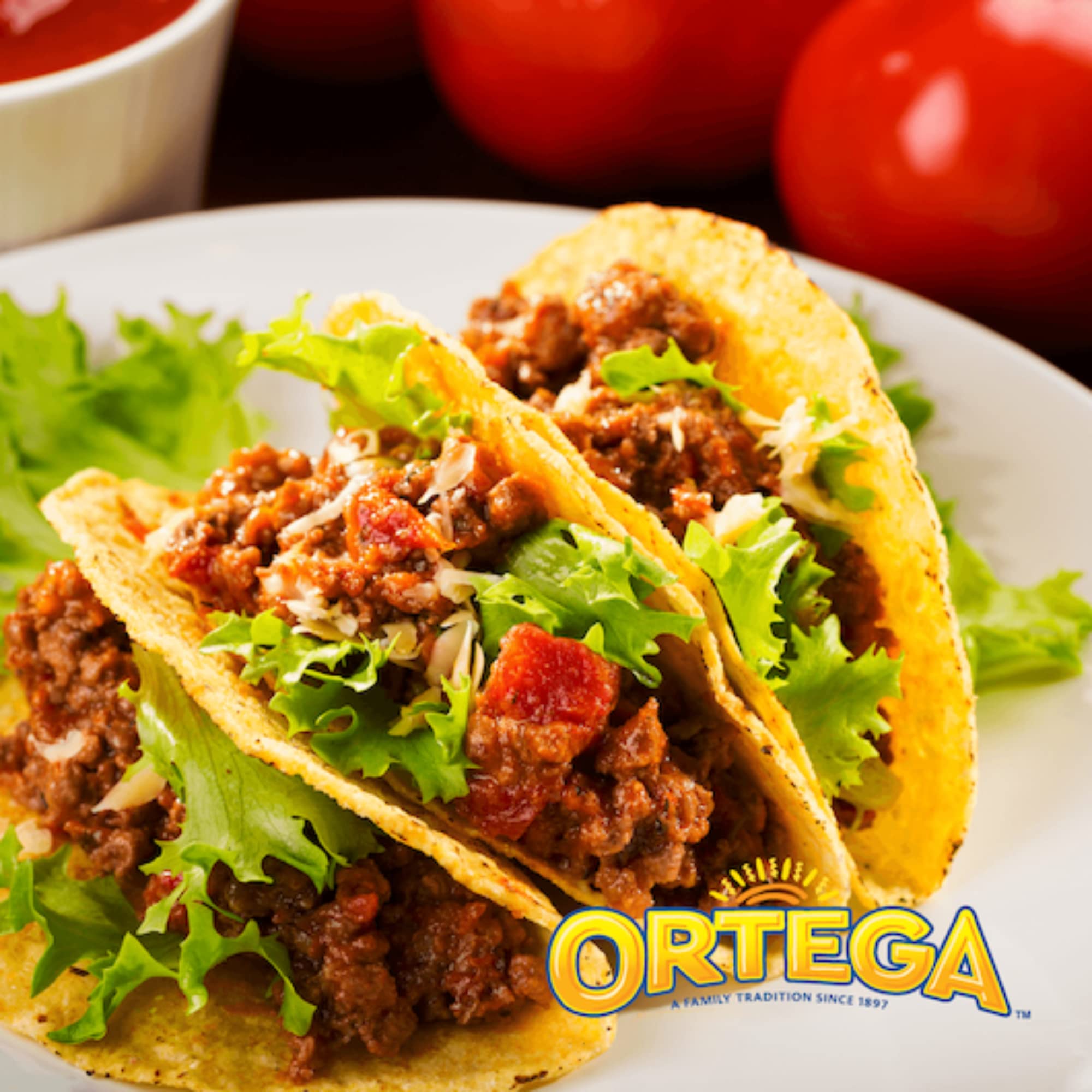 Ortega Hot Taco Sauce - 8oz Glass Jar (Pack of 3) - Medium, Hot & Extra Heat Options - Perfect for Tacos, Nachos, Burritos & Mexican Dishes
