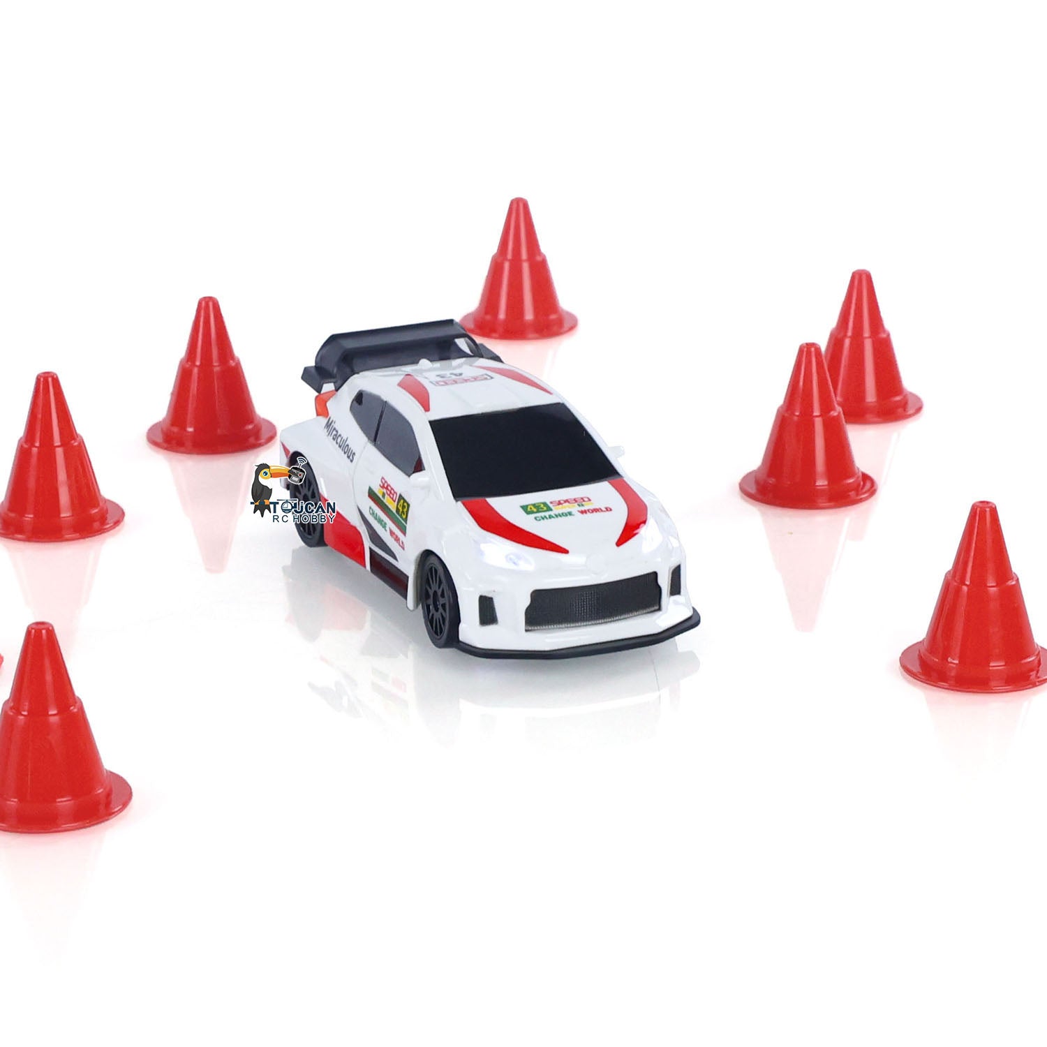 1/43 High Speed RC Racing Car - 4WD POLO Radio Controlled Drift Vehicle with 2.4G Remote | Ready-to-Run Mini Model Toy for Kids | Perfect for Indoor Racing, Backyard Drifting & Birthday Gifts