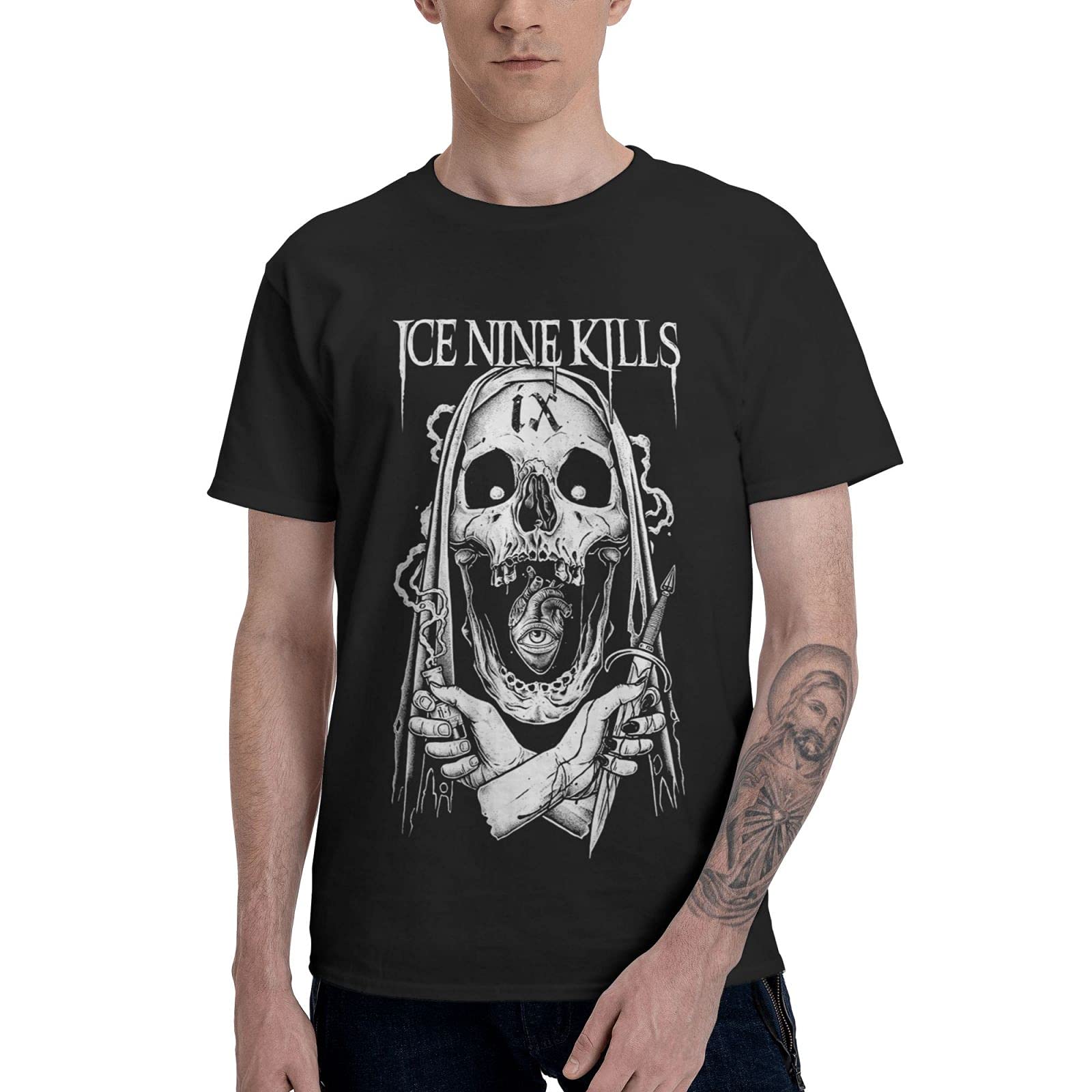 **Men's Custom Round Neck Short-Sleeve T-Shirts - Casual Teen Tee Tops for Everyday Wear, Street Style & Graphic Print Fashion**    *(Use Cases: Daily Outfits, Streetwear, Graphic Print Fashion, Casual Wear, Teen & Youth Style)*