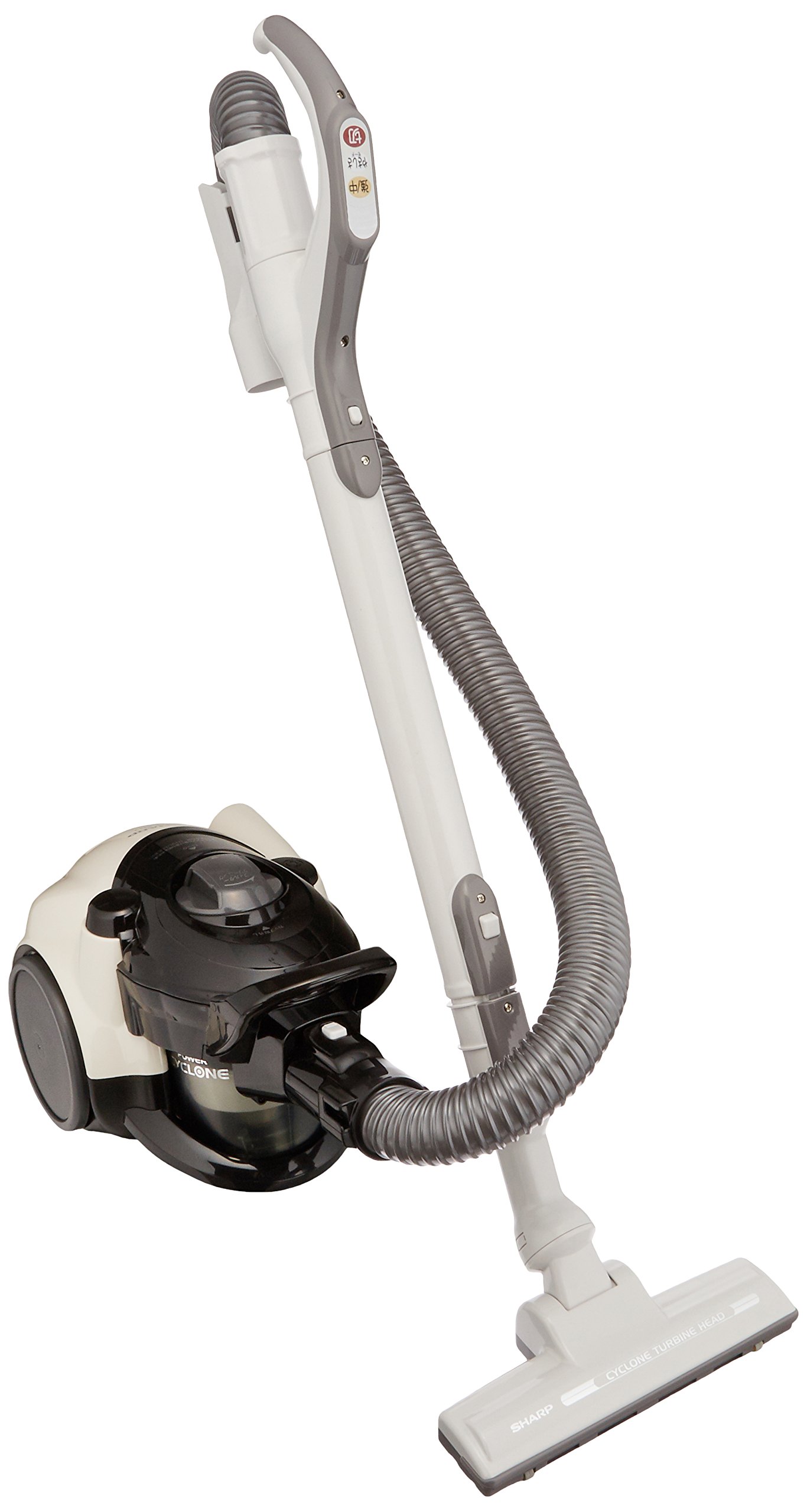 Sharp Cyclone Vacuum Cleaner EC-CT12-C - Powerful Cordless Stick Vacuum with HEPA Filtration, Lightweight for Easy Home Cleaning, Perfect for Hardwood Floors, Carpets and Pet Hair Removal