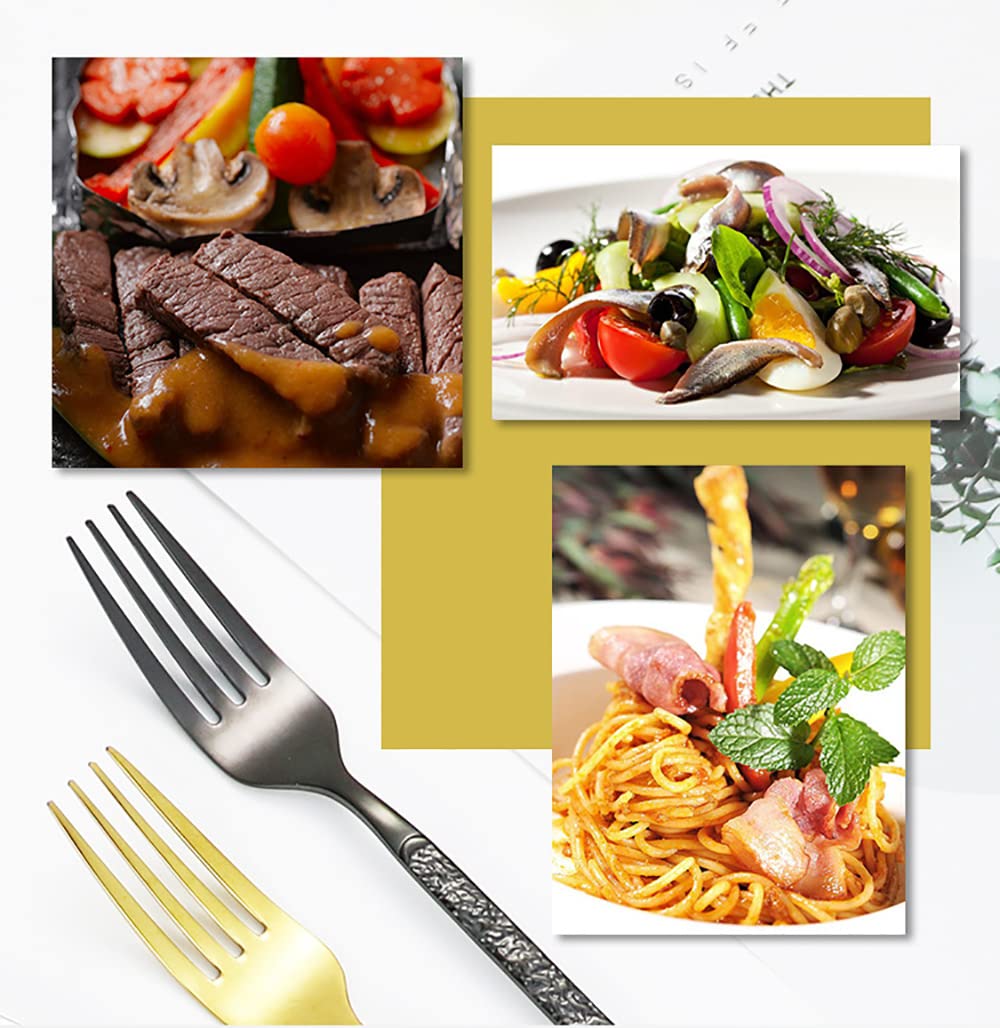 60-Piece Rose Gold Silverware Set for 12 - Hammered Modern Stainless Steel Flatware Set with Forks, Spoons & Knives - Elegant Tableware Cutlery for Home, Restaurant & Wedding - Dishwasher Safe Dinnerware Set for Everyday Use & Special Occasions