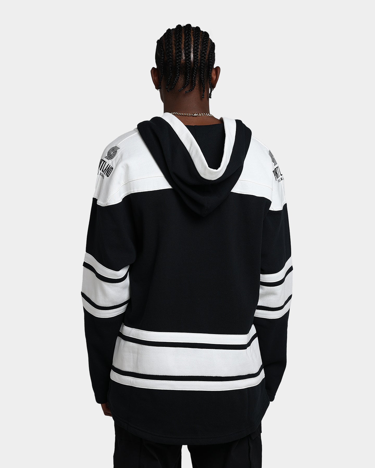 47 Brand Portland Trail Blazers Superior Lacer Hoodie - Men's NBA Pullover Sweatshirt with Adjustable Drawstring for Basketball Fans & Streetwear Fashion