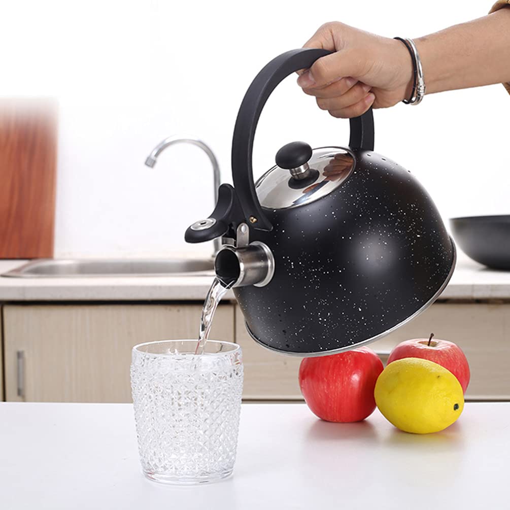 Cabilock 1pc Stainless Steel Hanging Pot - Boil Water, Coffee, Soup - Portable Camping & Home Kitchen Kettle for Outdoor Cooking & Tea Brewing