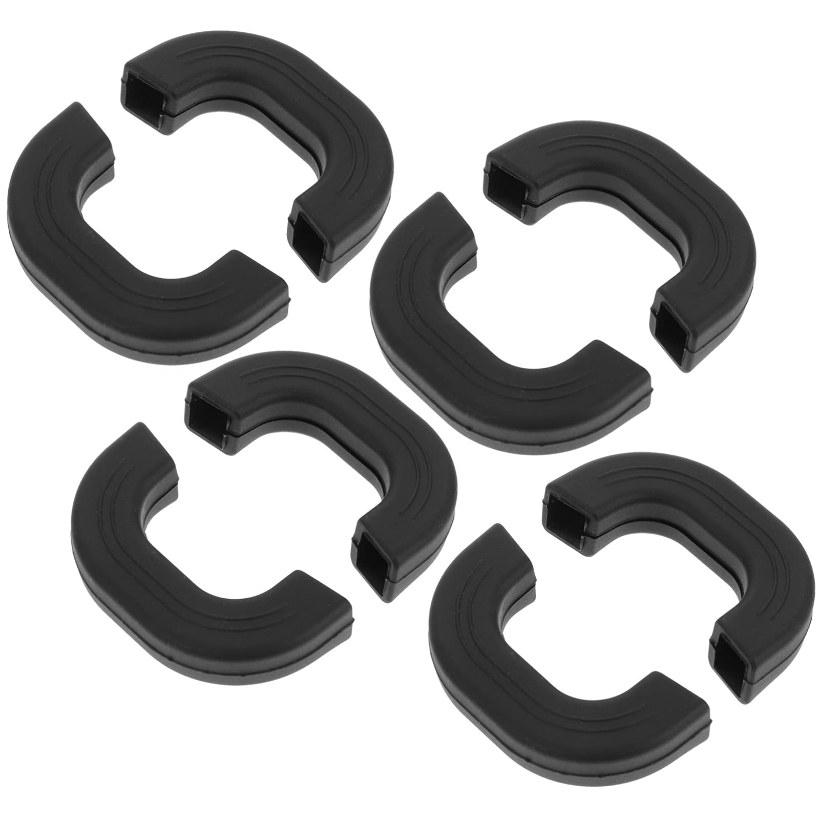 OSALADI 4-Pack Silicone Pan Handle Covers - Heat Resistant, Non-Slip Pot Handle Holders for Cast Iron Skillets & Frying Pans - Perfect for Cooking, Grilling & Kitchen Safety (Black)