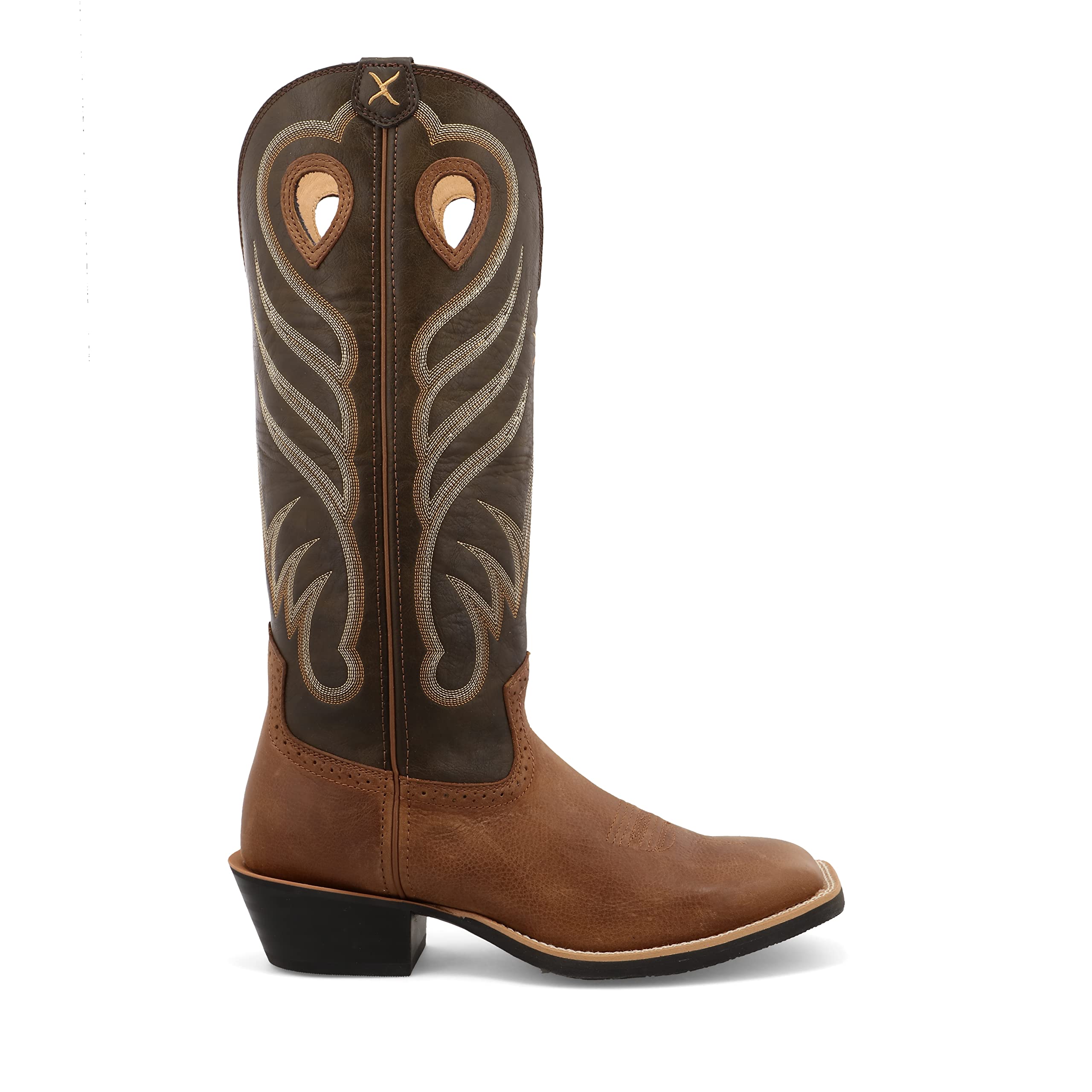 Twisted X Men's Buckaroo Boots - Comfortable Western Cowboy Boots for Men | Durable Leather Work Boots for Riding, Hiking & Outdoor Activities