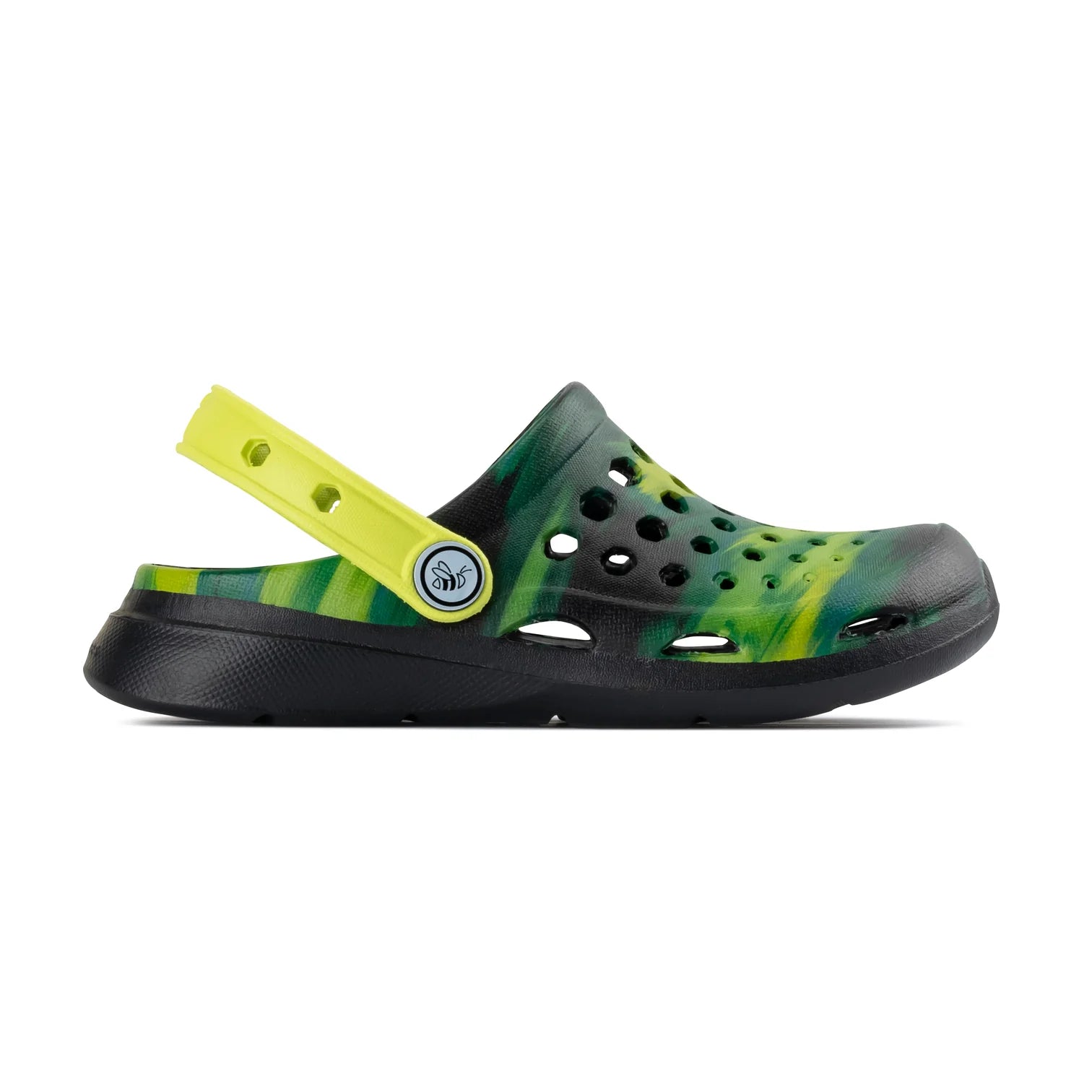 Joybees Citrus Light Speed Kids' Active Clog Shoes - Non-Slip Waterproof Garden Clogs for Boys & Girls - Perfect for Outdoor Play, Beach, Pool & Backyard Activities