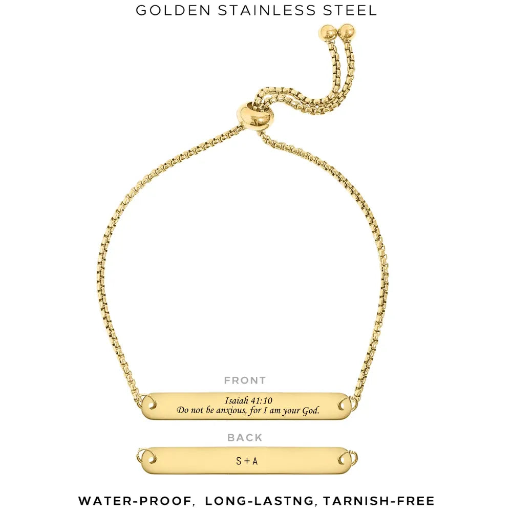 Personalized Engraved Rectangle Bracelet for Women - Custom Name & Date Jewelry Gift - $40.00 - Perfect for Anniversaries, Birthdays & Special Occasions