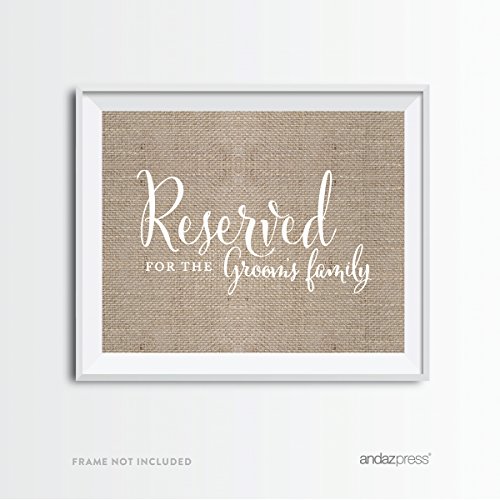 Reserved Groom's Family