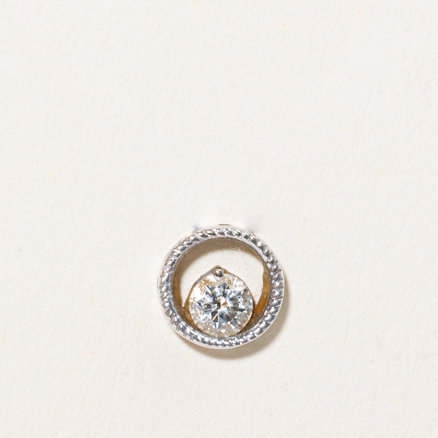 Solitaire Canadian Diamond 14k Gold Pendant | 0.32ct Center Stone & 0.02ctw Accents | Elegant Necklace for Women, Perfect for Anniversary, Birthday & Valentine's Day Gifts