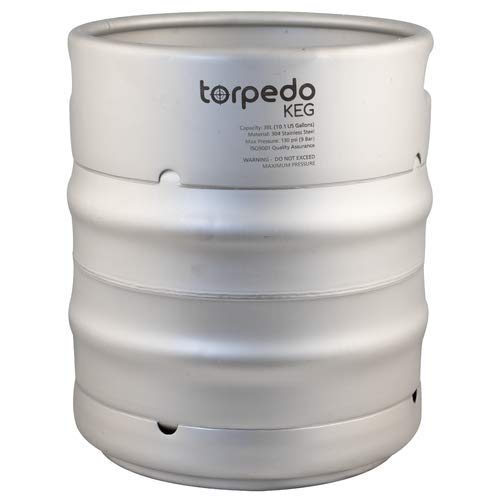 10 Gallon Stainless Steel Stackable Ball Lock Corny Keg for Homebrew Beer, Soda & Cold Brew - Perfect for Home Bars, Parties & Commercial Use