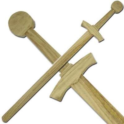 Medieval Wooden Sword - Handcrafted Knight Sword Replica for Cosplay, LARP, and Collectibles - Perfect for Renaissance Fairs & Historical Reenactments