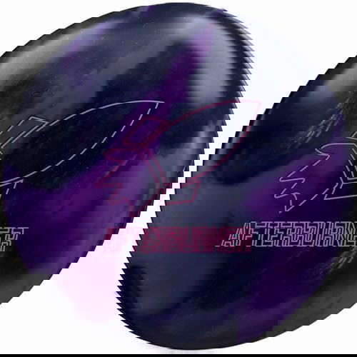 900Global Afterburner Black/Purple Hybrid Bowling Ball - High Performance Reactive Resin for Hook & Strike - Perfect for League Play & Tournaments