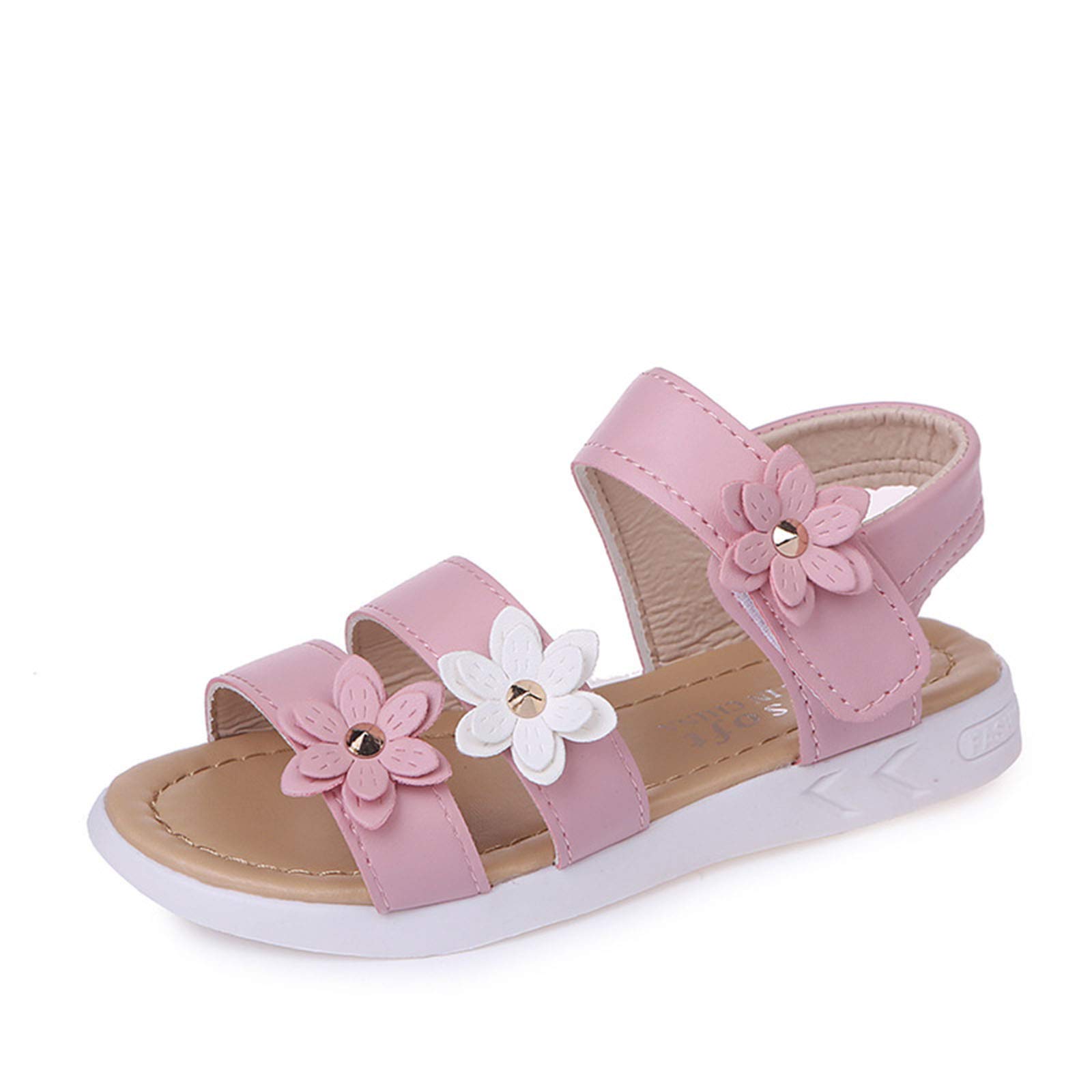 **Non-Slip Toddler Walking Shoes for Girls - Cute Flower Rubber Sandals with Bowknot Design | Summer Beach, Playground & Outdoor Comfort**