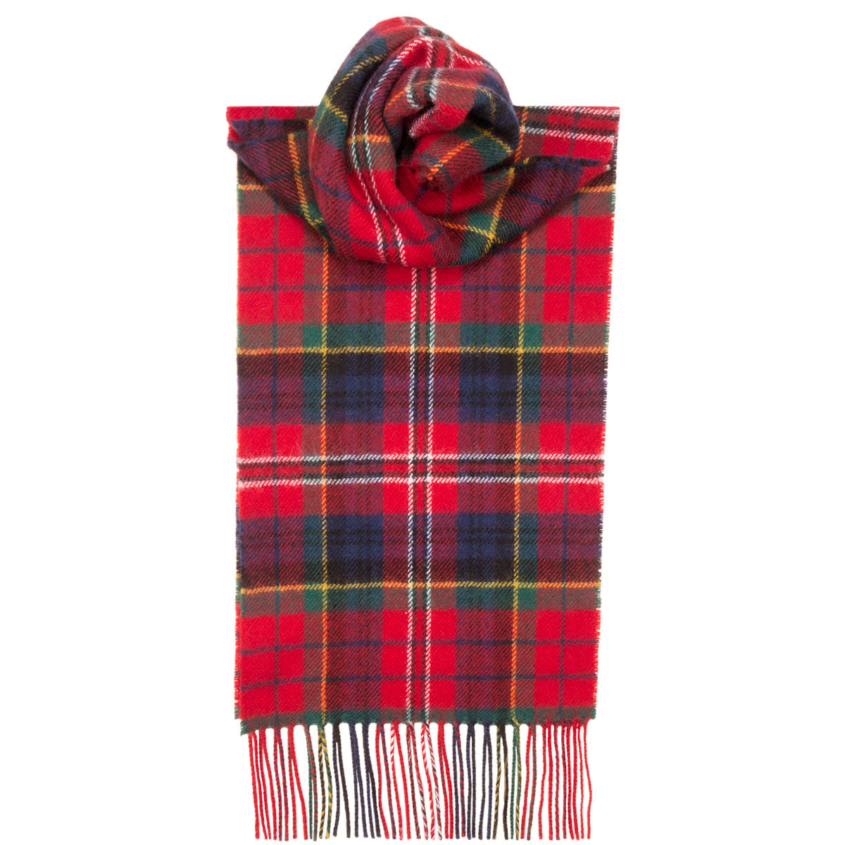 MacPherson Modern Tartan Scarf - Premium Wool Plaid Wrap for Women & Men - Perfect for Winter Fashion, Office, and Outdoor Activities