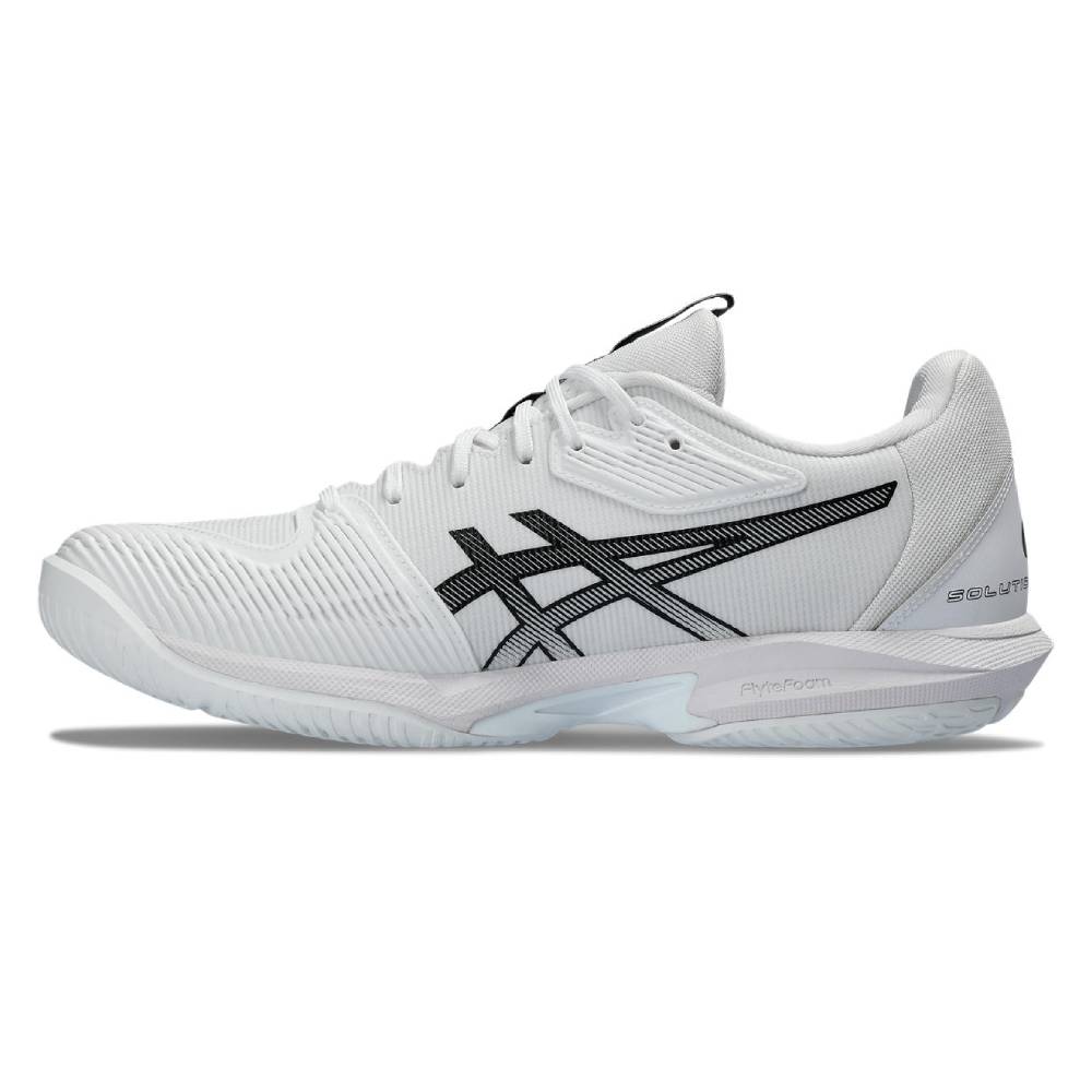 ASICS Solution Speed FF 3 Men's Tennis Shoes - Lightweight Performance Court Shoes for Men (White/Black) | Ideal for Competitive Tennis Matches & Training Sessions